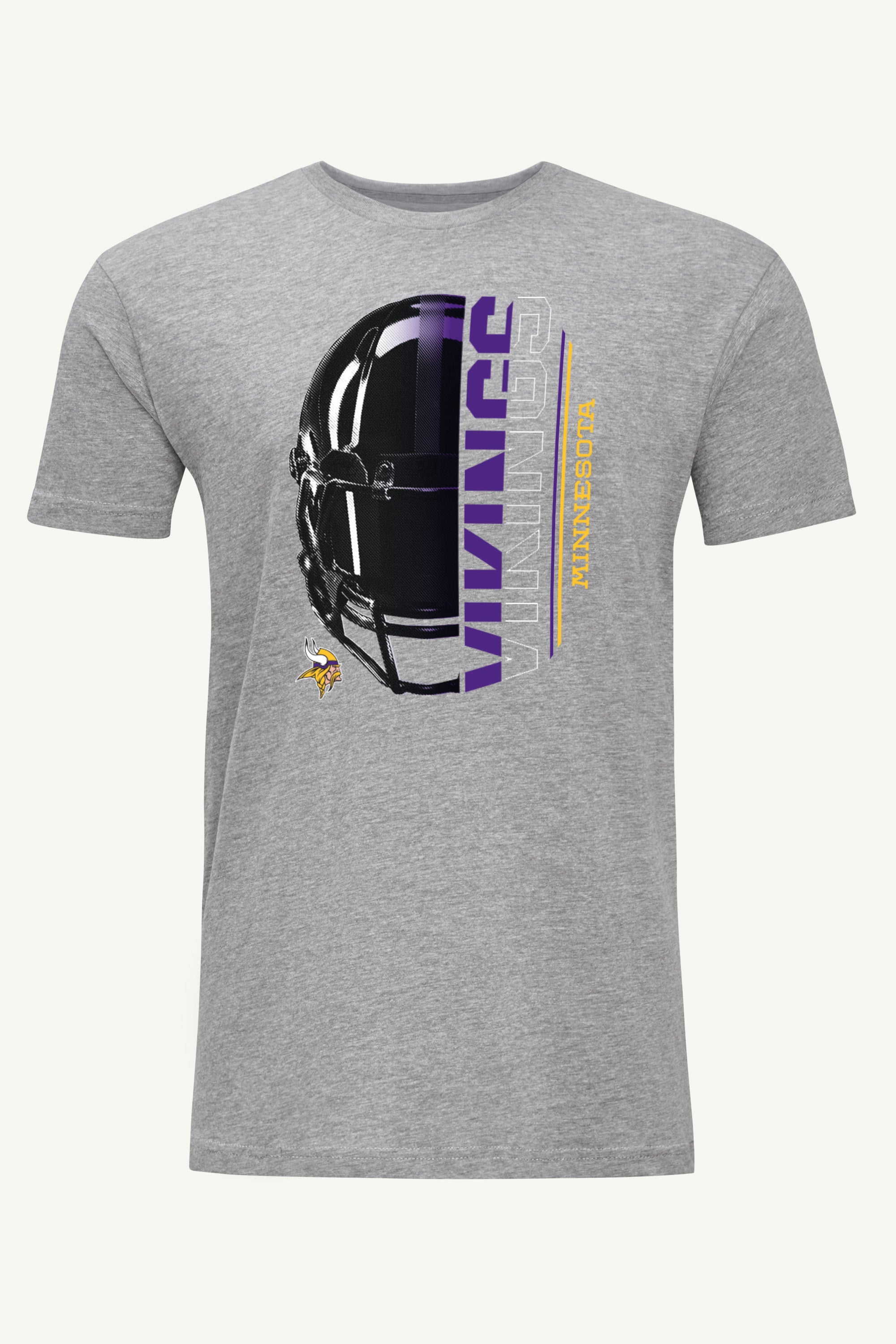 MENS MINNESOTA VIKINGS HALF HELMET T SHIRT View 1 | Minnesota Vikings MENS MINNESOTA VIKINGS HALF HELMET T SHIRT View 1 | Minnesota Vikings