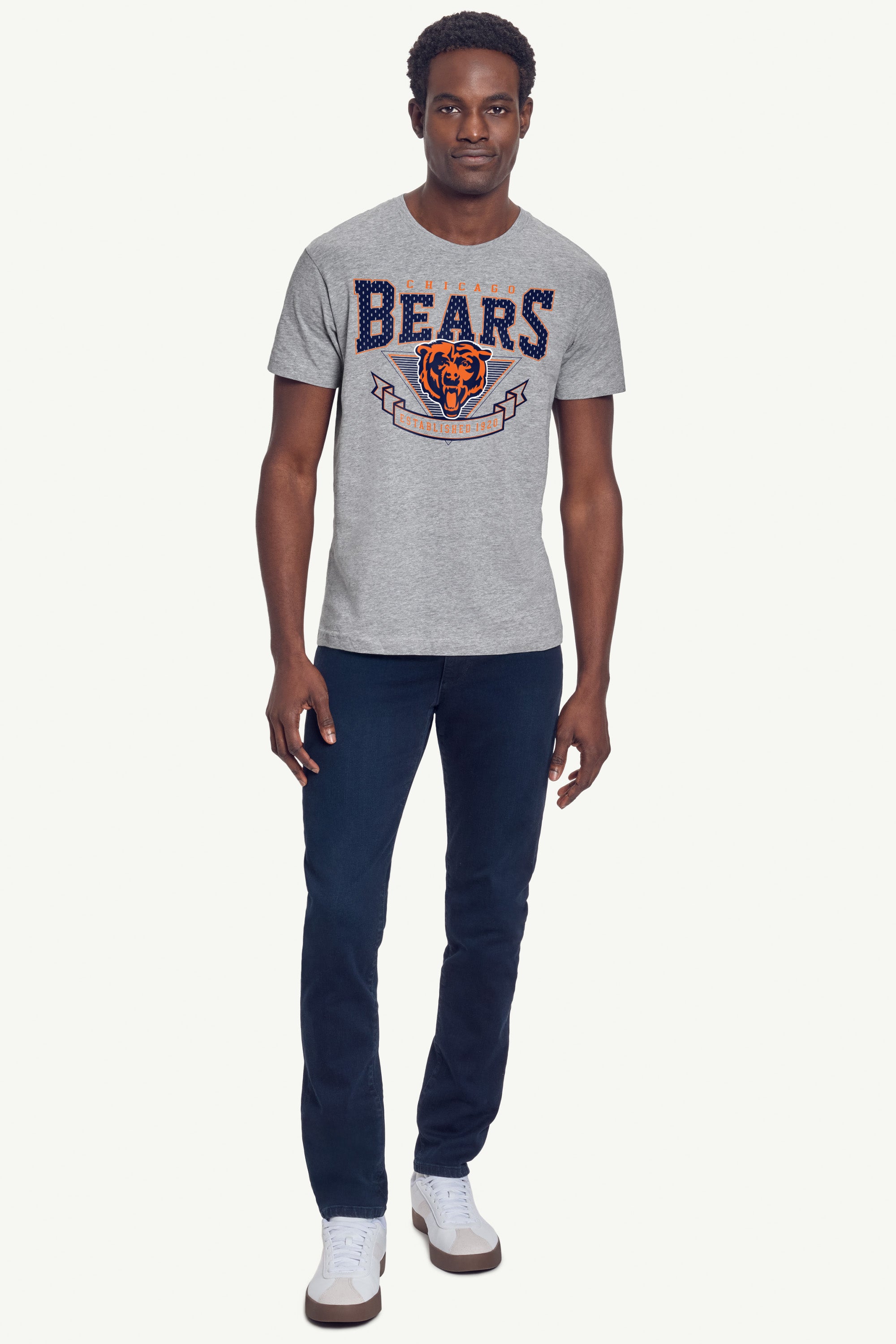 MENS CHICAGO BEARS 80's INSPIRED T SHIRT View 2 | DTG MENS CHICAGO BEARS 80's INSPIRED T SHIRT View 2 | DTG