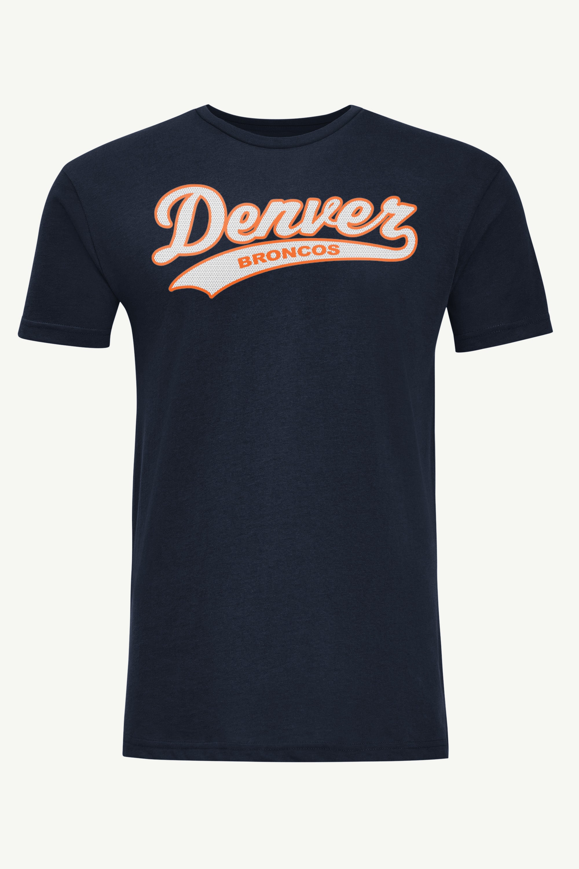 MENS DENVER BRONCOS TAILSWEEP T SHIRT View 1 MENS DENVER BRONCOS TAILSWEEP T SHIRT View 1