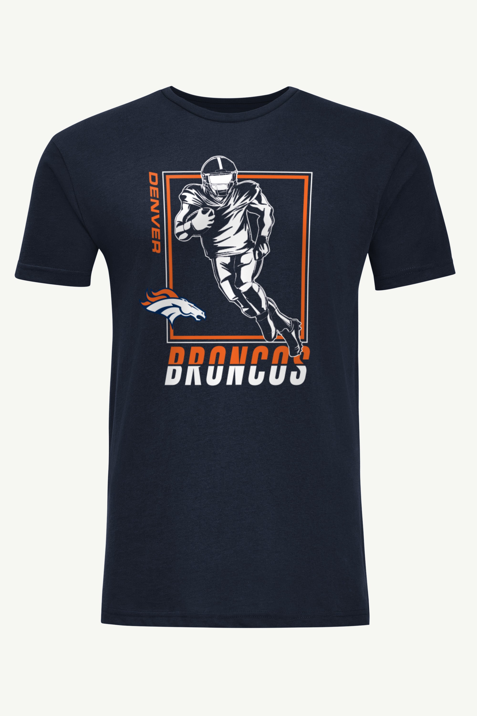 MENS DENVER BRONCOS PLAYER GRID T SHIRT View 1 | DTG MENS DENVER BRONCOS PLAYER GRID T SHIRT View 1 | DTG