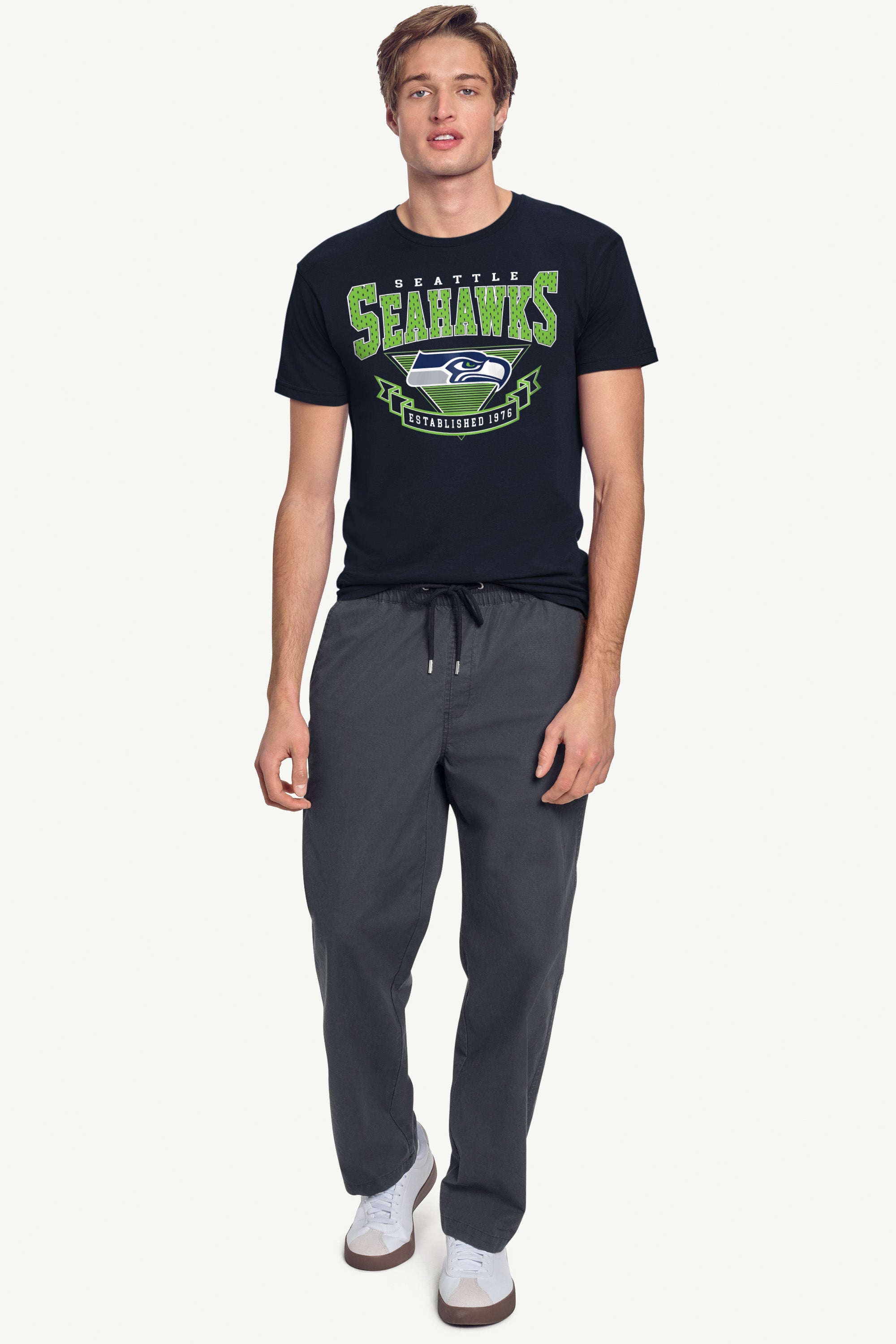 MENS SEATTLE SEAHAWKS 80's INSPIRED T SHIRT View 2 | NFL MENS SEATTLE SEAHAWKS 80's INSPIRED T SHIRT View 2 | NFL