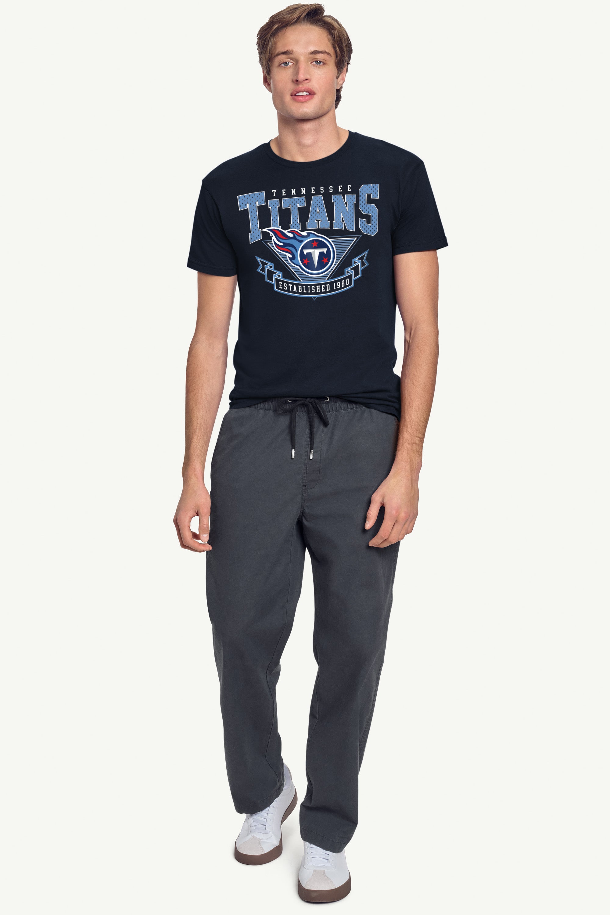 MENS TENNESSEE TITANS 80's INSPIRED T SHIRT View 3 MENS TENNESSEE TITANS 80's INSPIRED T SHIRT View 3