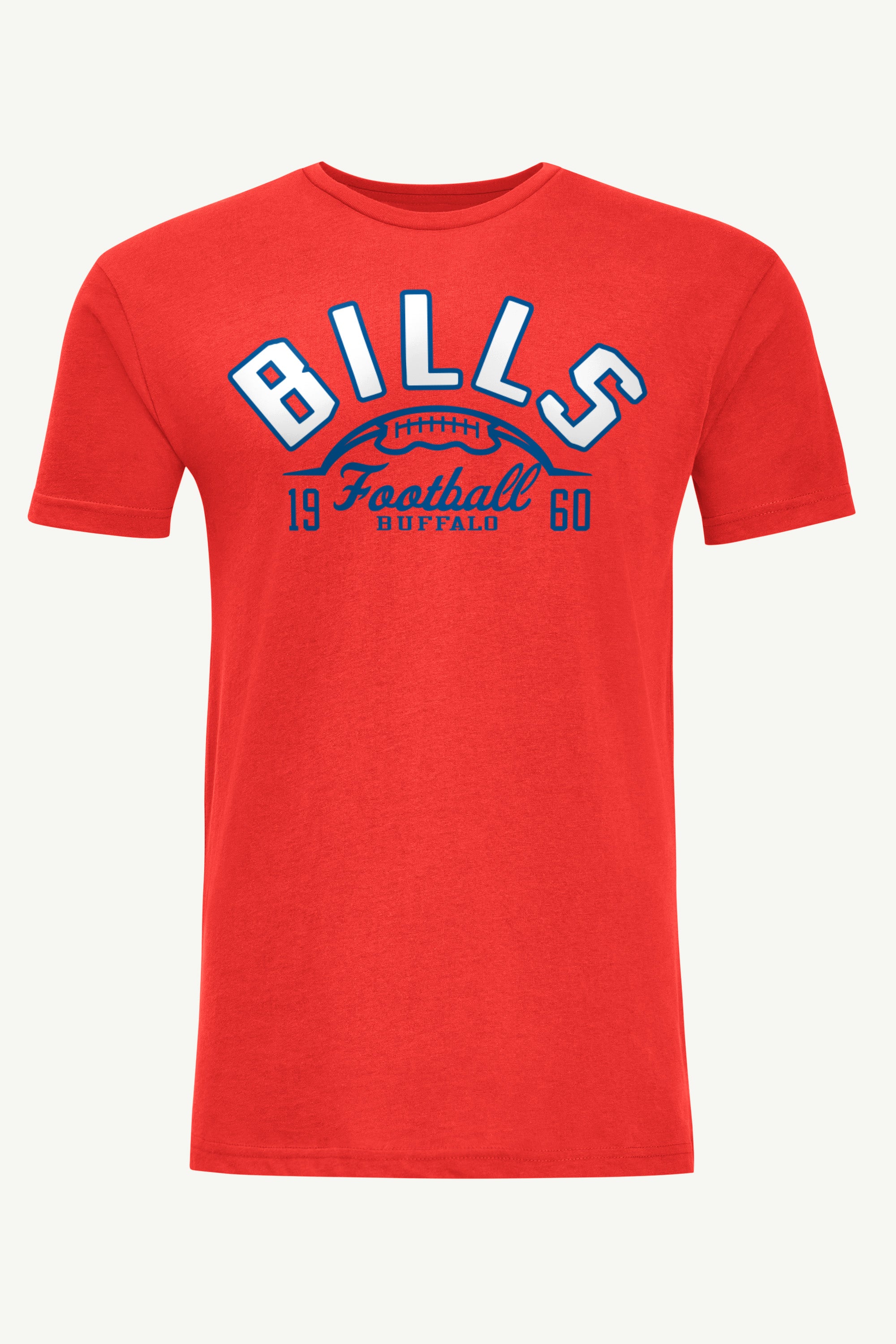 MENS BUFFALO BILLS HALF BALL TEAM T SHIRT View 1 MENS BUFFALO BILLS HALF BALL TEAM T SHIRT View 1