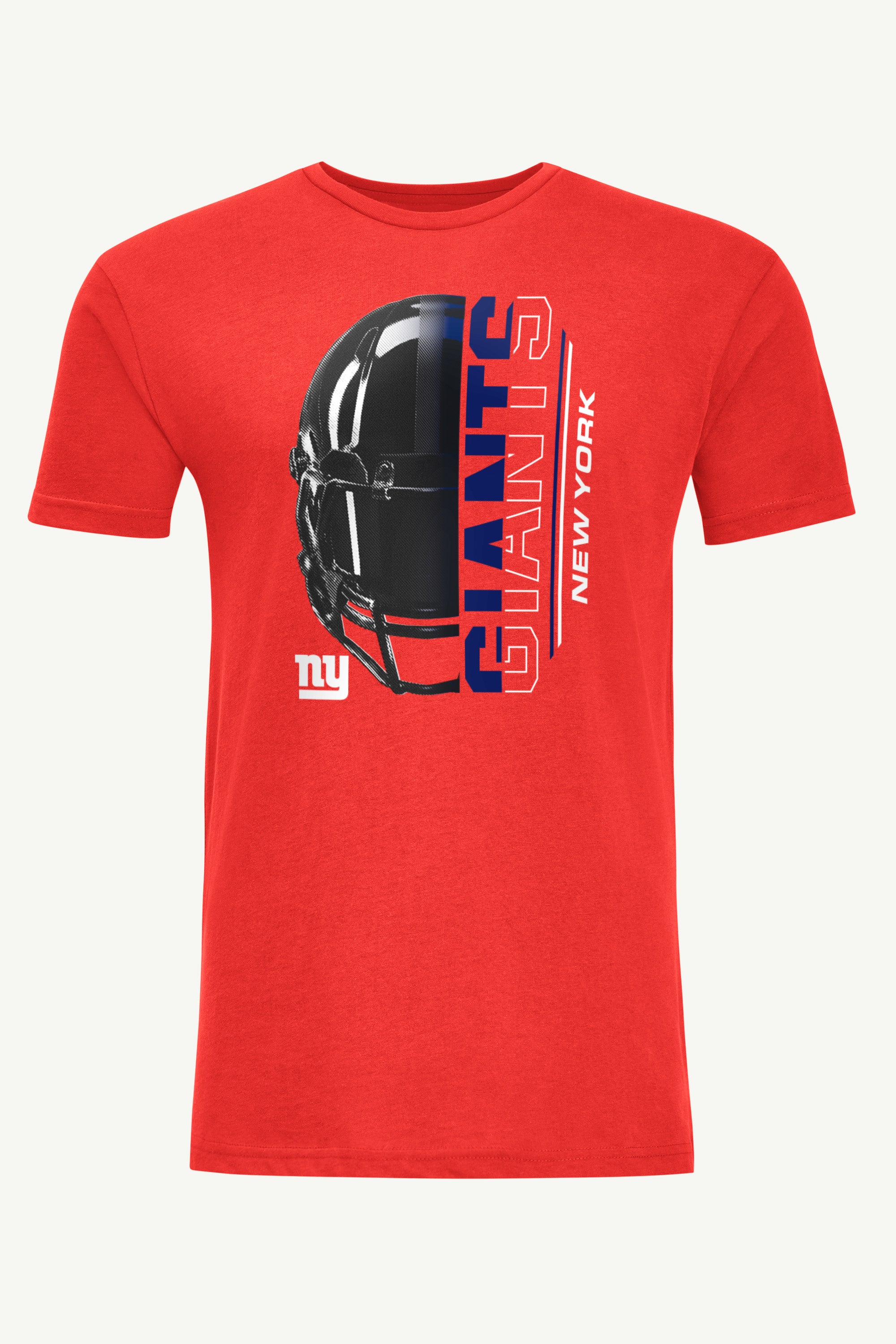 MENS NEW YORK GIANTS HALF HELMET T SHIRT View 1 | New York Giants MENS NEW YORK GIANTS HALF HELMET T SHIRT View 1 | New York Giants