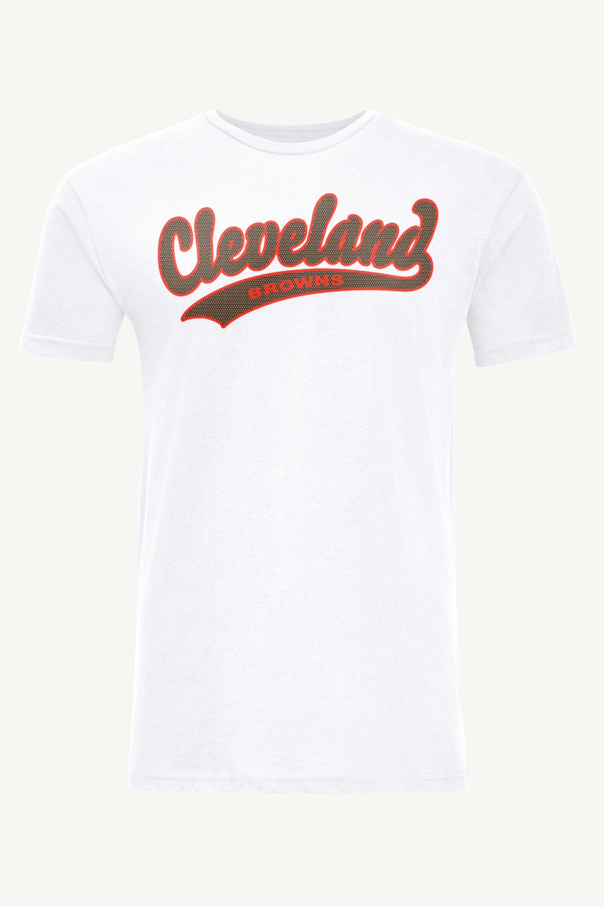MENS CLEVELAND BROWNS TAILSWEEP T SHIRT View 1 MENS CLEVELAND BROWNS TAILSWEEP T SHIRT View 1