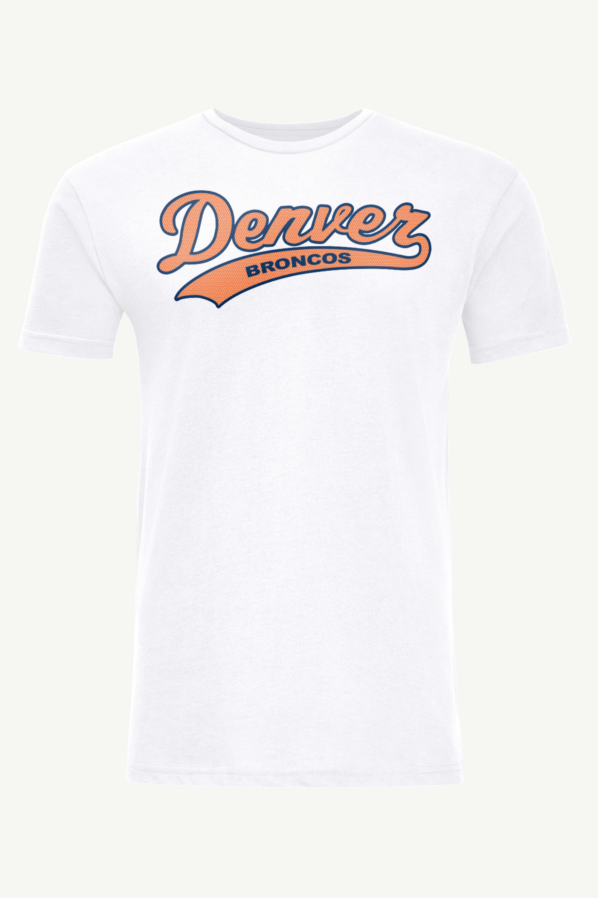 MENS DENVER BRONCOS TAILSWEEP T SHIRT View 1 | DTG MENS DENVER BRONCOS TAILSWEEP T SHIRT View 1 | DTG