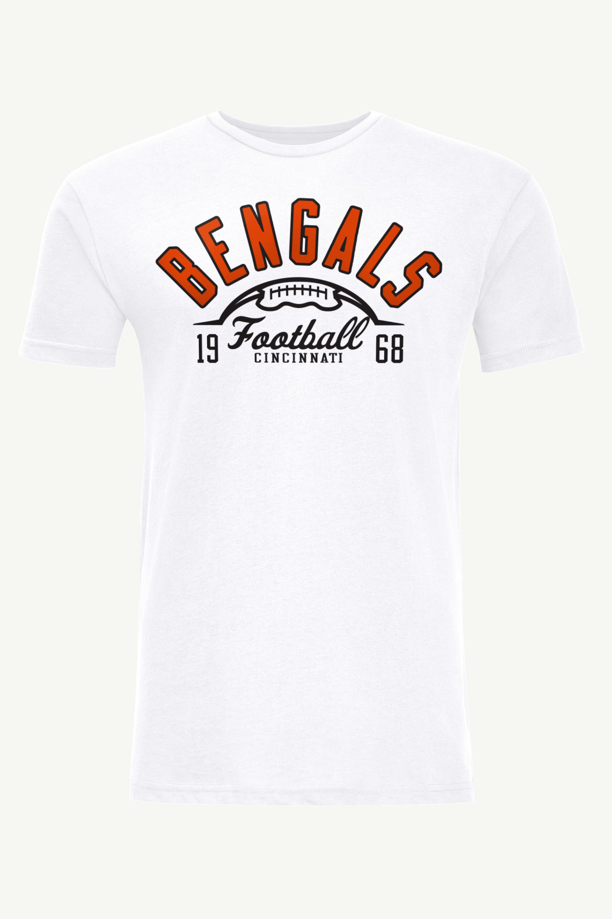 MENS CINCINATTI BENGALS HALF BALL T SHIRT View 1 | Cincinnati Bengals MENS CINCINATTI BENGALS HALF BALL T SHIRT View 1 | Cincinnati Bengals