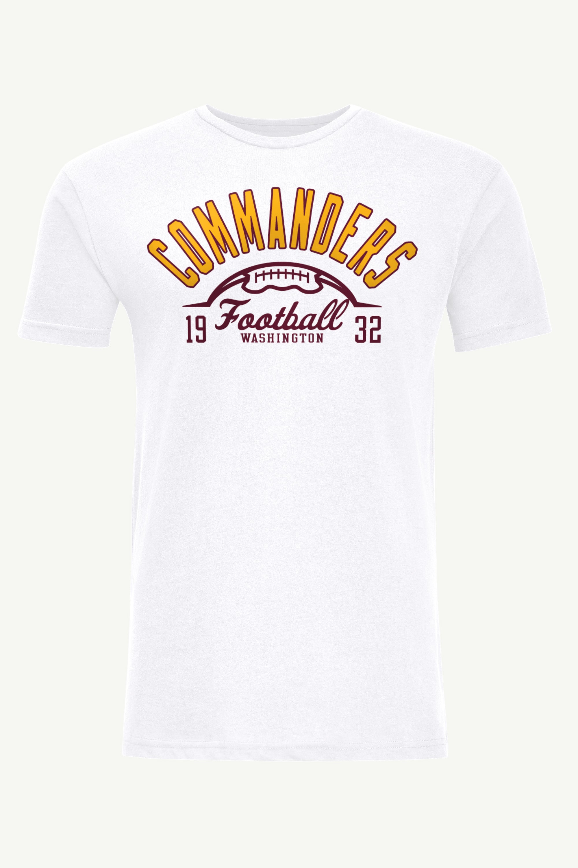 MENS WASHINGTON COMMANDERS HALF BALL T SHIRT View 1 | Washington Commanders MENS WASHINGTON COMMANDERS HALF BALL T SHIRT View 1 | Washington Commanders