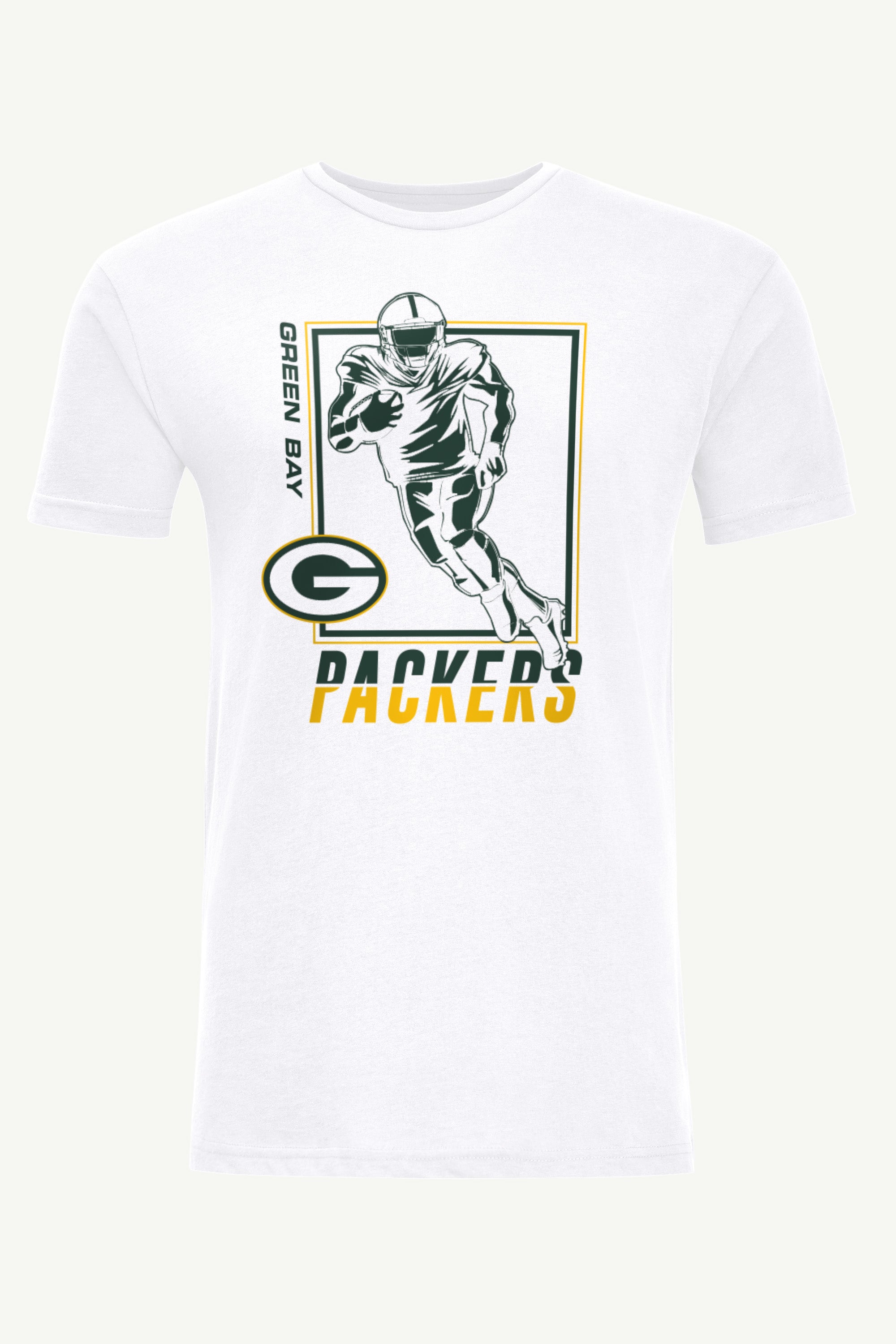 MENS GREEN BAY PACKERS PLAYER GRID T SHIRT View 1 | DTG MENS GREEN BAY PACKERS PLAYER GRID T SHIRT View 1 | DTG
