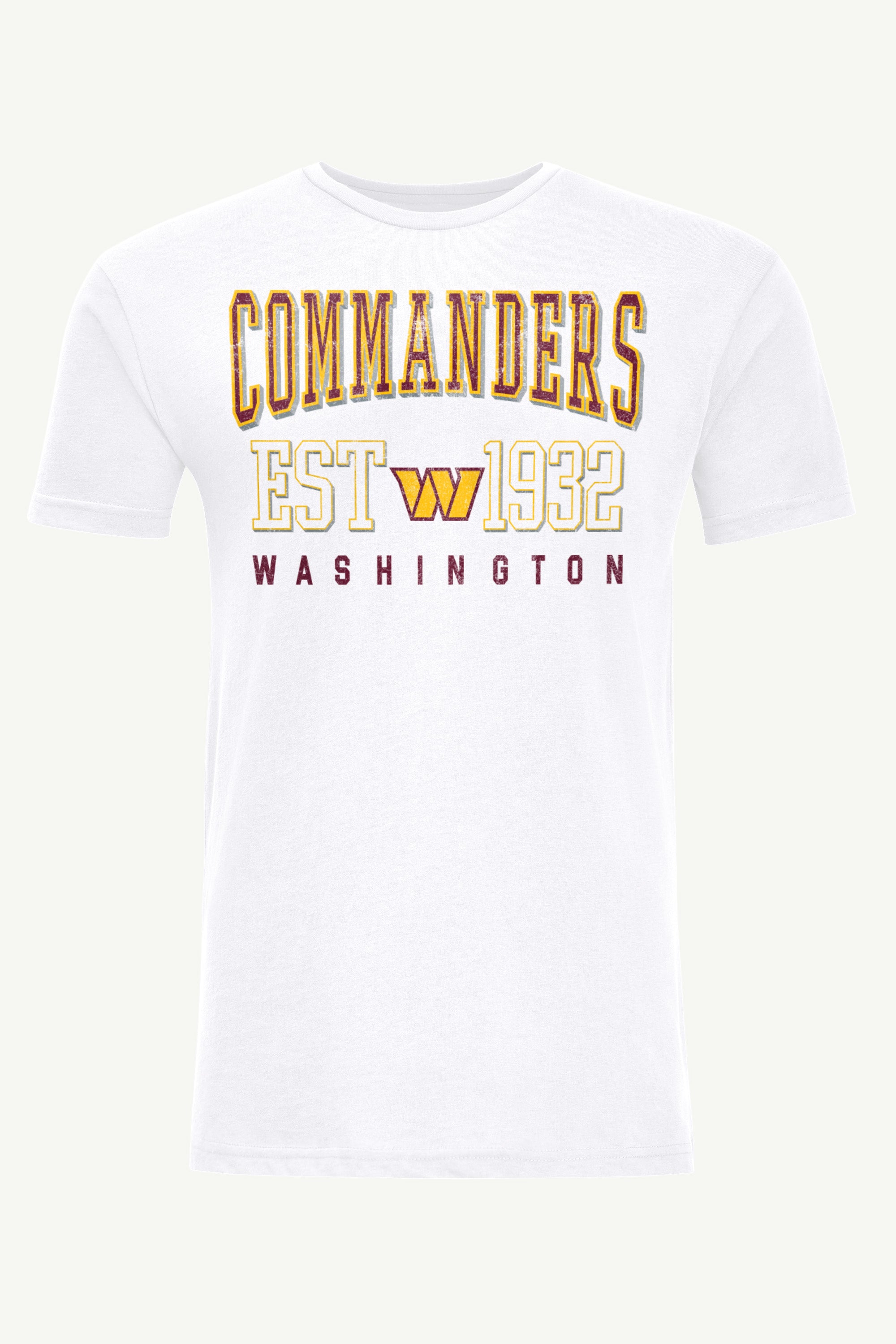 MENS WASHINGTON COMMANDERS RETRO T SHIRT View 1 | Washington Commanders MENS WASHINGTON COMMANDERS RETRO T SHIRT View 1 | Washington Commanders