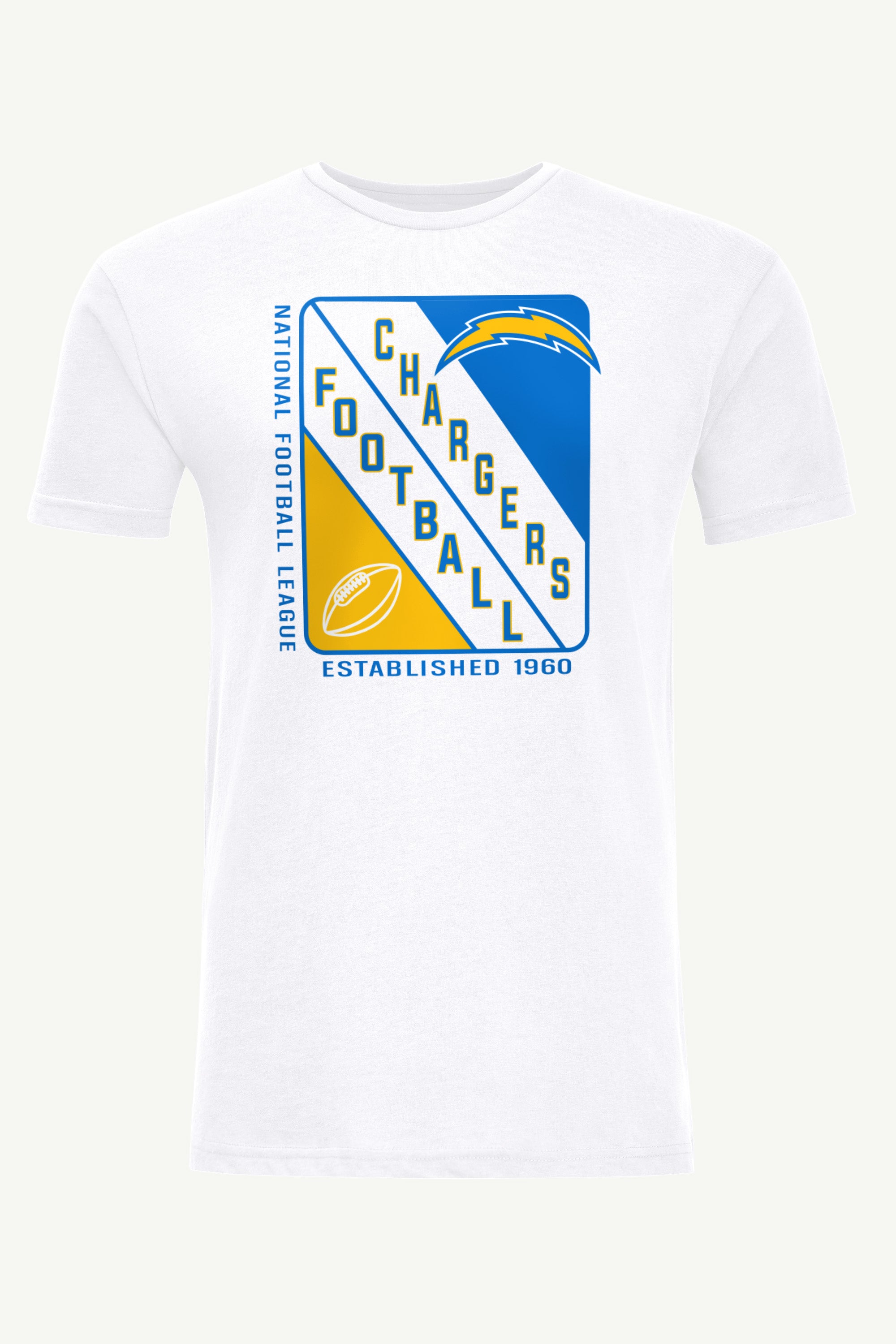 MENS LOS ANGELES CHARGERS SHIELD LOGO T SHIRT View 1 | Los Angeles Chargers MENS LOS ANGELES CHARGERS SHIELD LOGO T SHIRT View 1 | Los Angeles Chargers