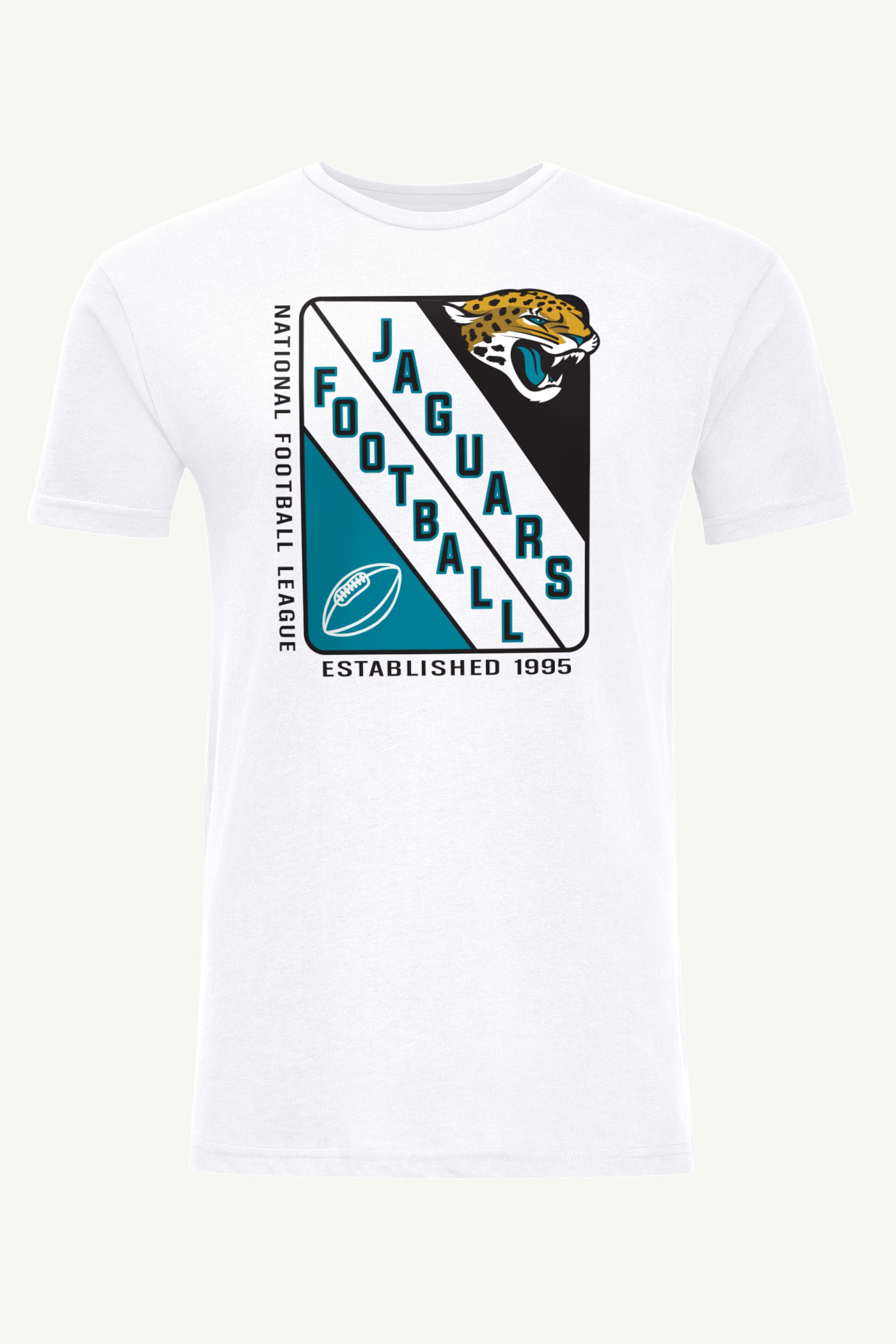 MENS JACKSONVILLE JAGUARS SHIELD LOGO T SHIRT View 1 MENS JACKSONVILLE JAGUARS SHIELD LOGO T SHIRT View 1