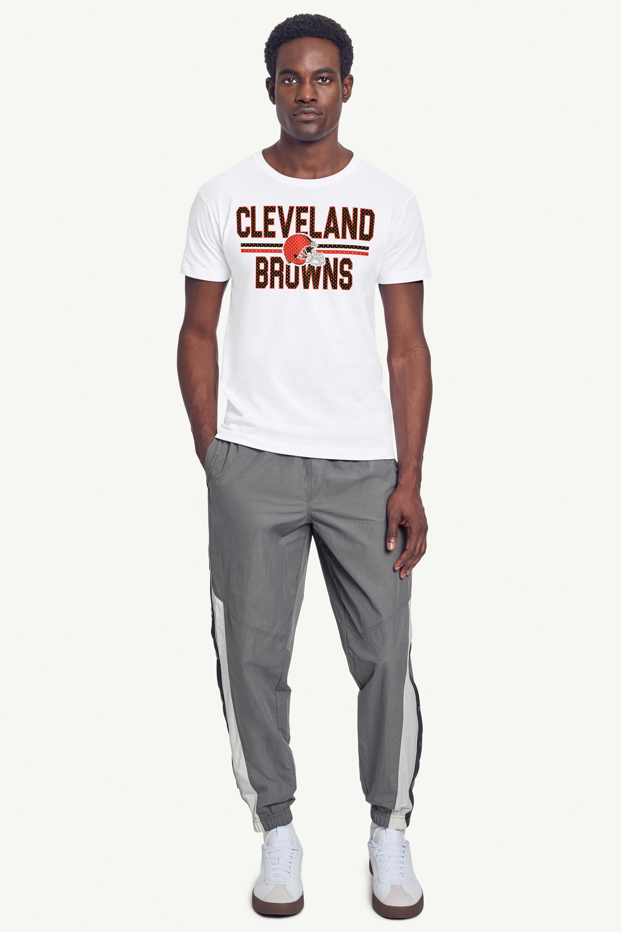 MENS CLEVELAND BROWNS MESH LOOK T SHIRT View 3 | Cleveland Browns MENS CLEVELAND BROWNS MESH LOOK T SHIRT View 3 | Cleveland Browns