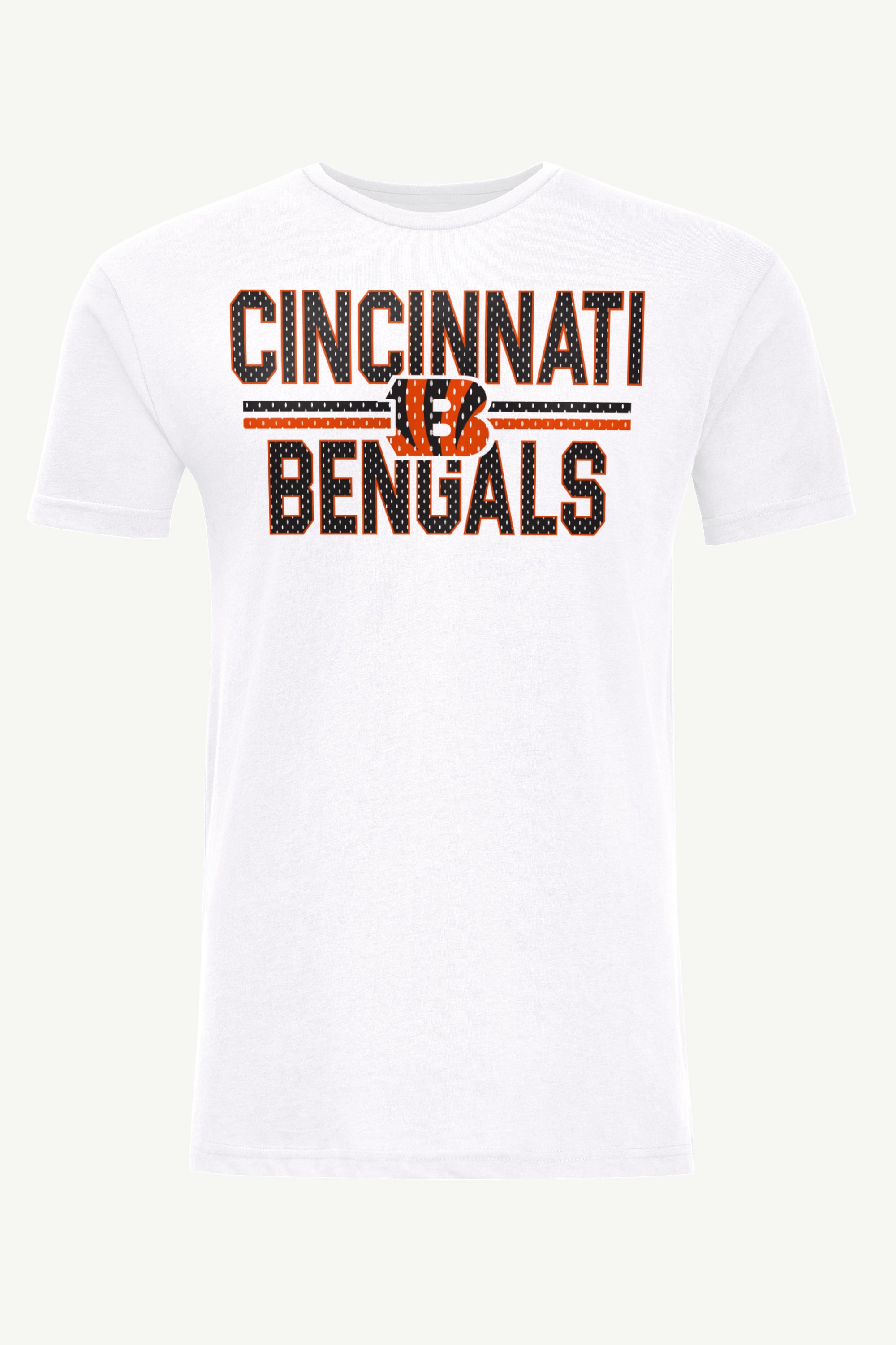 MENS CINCINNATI BENGALS MESH LOOK T SHIRT View 1 MENS CINCINNATI BENGALS MESH LOOK T SHIRT View 1