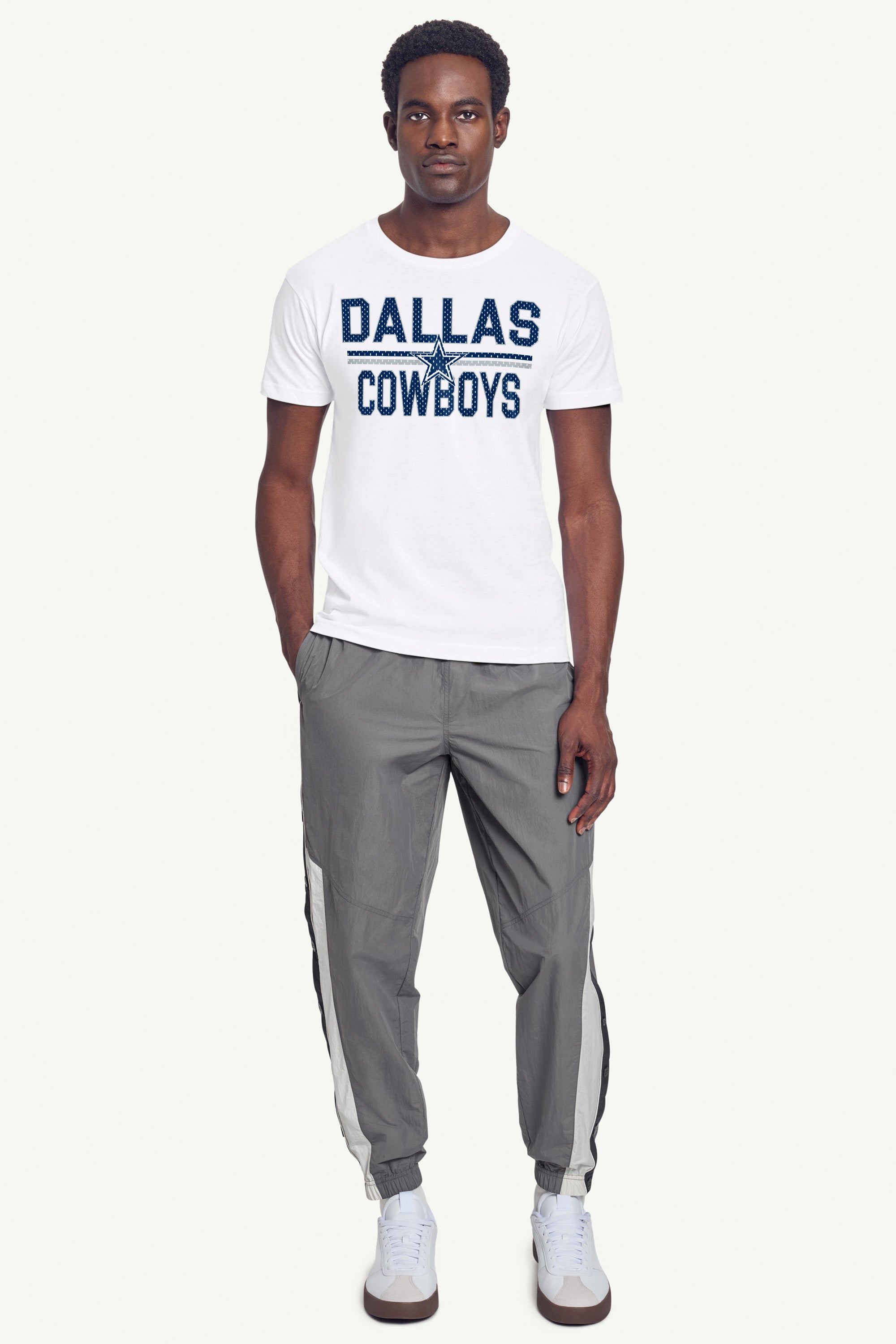 MENS DALLAS COWBOYS MESH LOOK T SHIRT View 3 MENS DALLAS COWBOYS MESH LOOK T SHIRT View 3