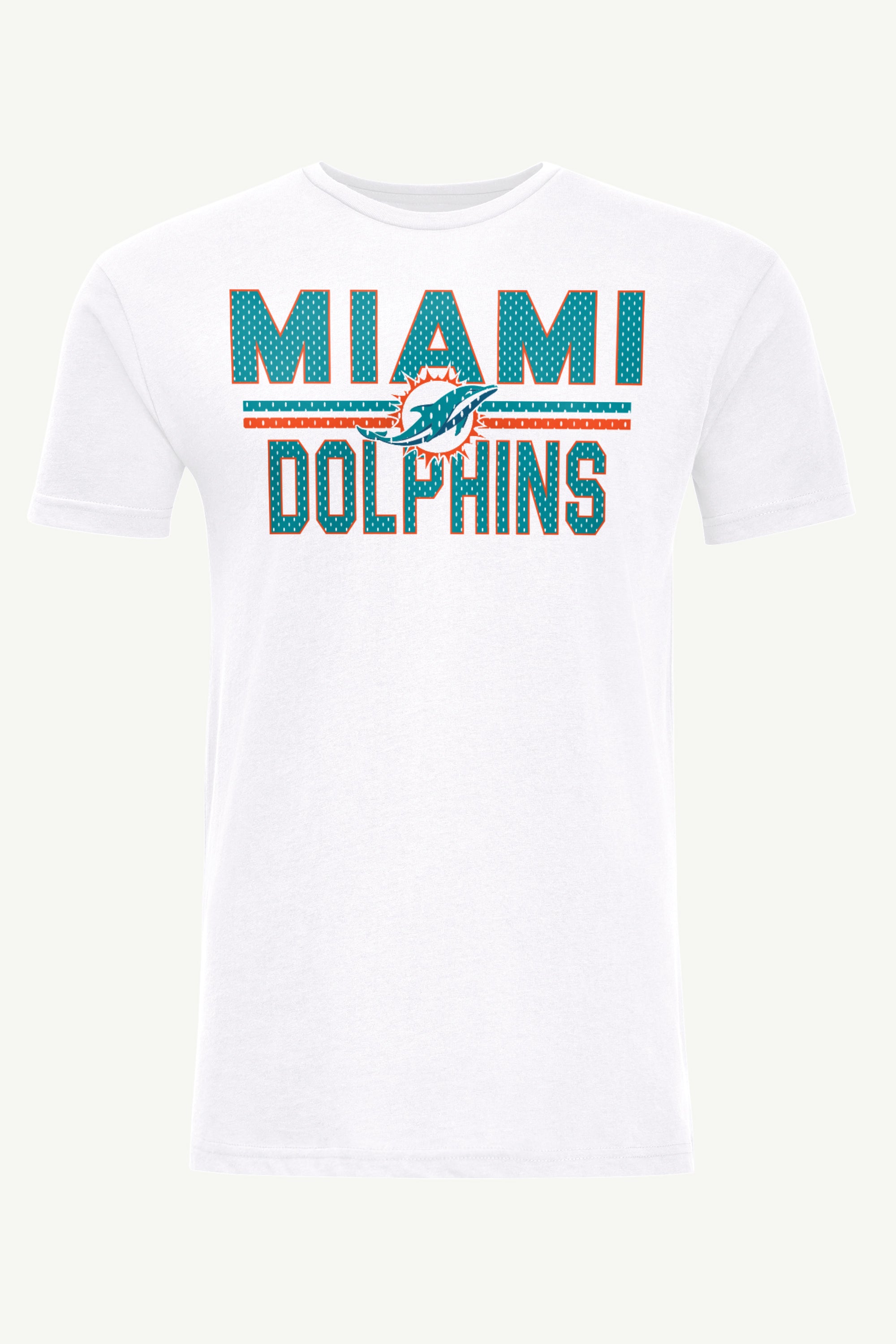 MENS MIAMI DOLPHINS MESH LOOK T SHIRT View 1 MENS MIAMI DOLPHINS MESH LOOK T SHIRT View 1