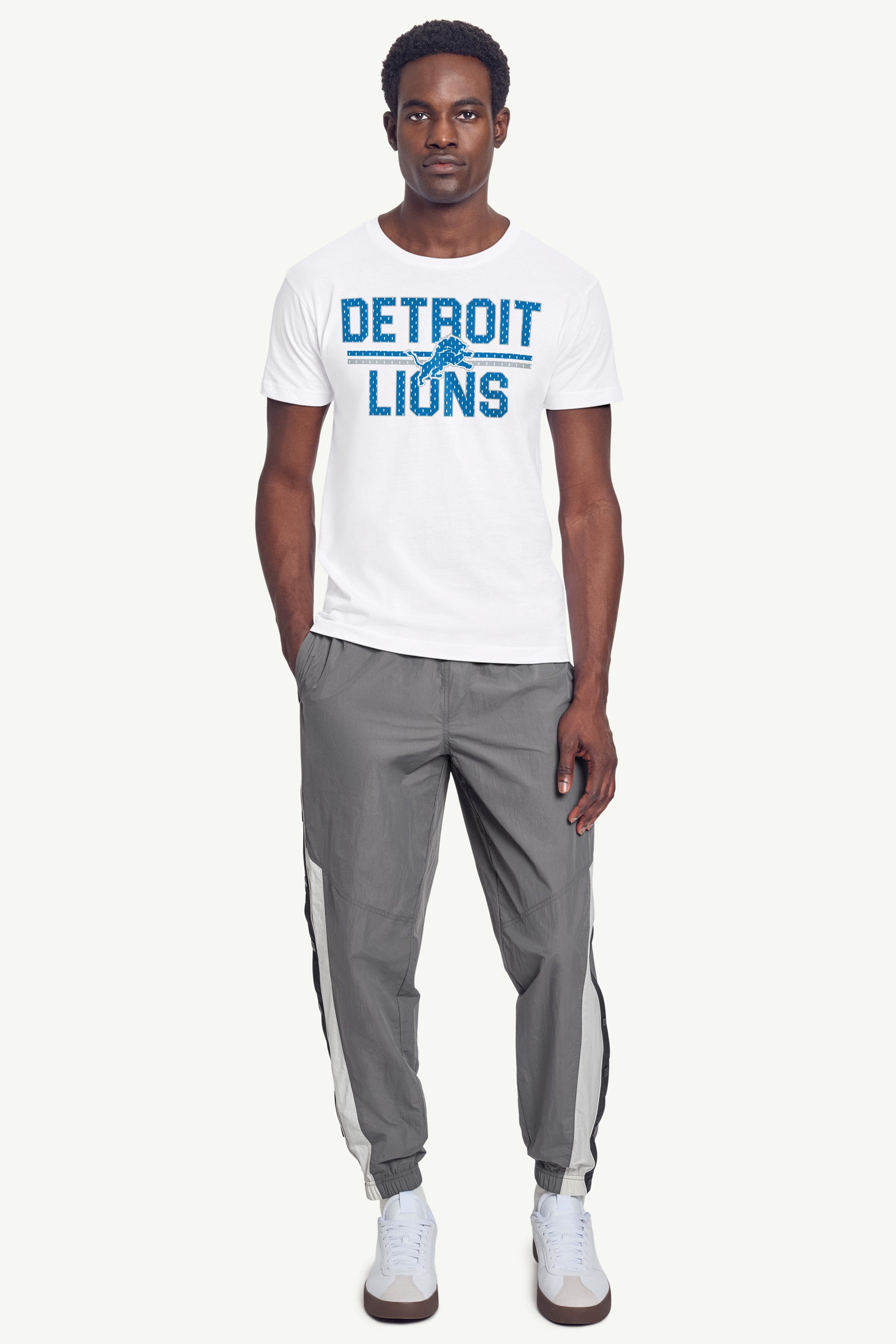 MENS DETROIT LIONS MESH LOOK T SHIRT View 2 | Detroit Lions MENS DETROIT LIONS MESH LOOK T SHIRT View 2 | Detroit Lions