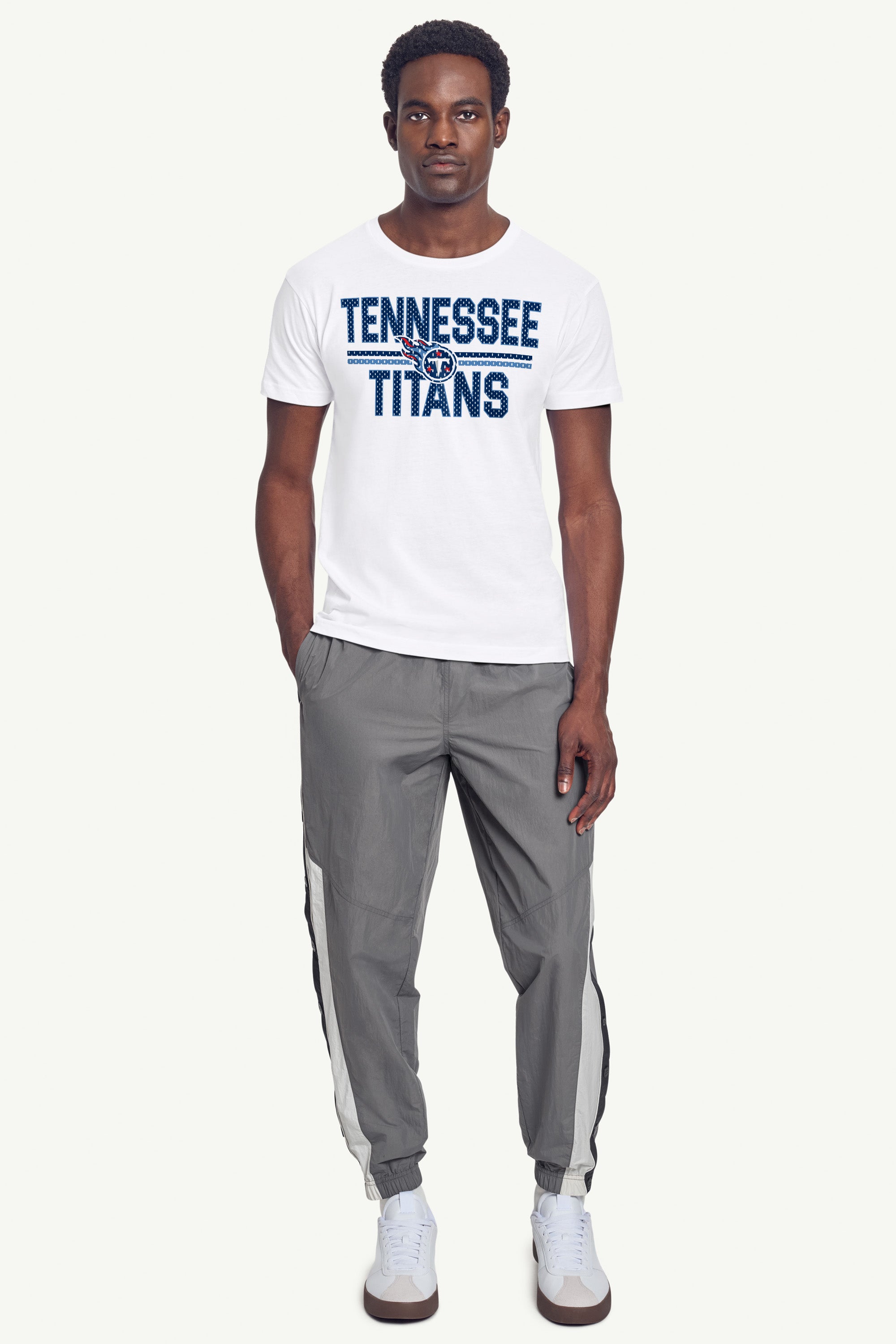 MENS TENNESSEE TITANS MESH LOOK T SHIRT View 3 MENS TENNESSEE TITANS MESH LOOK T SHIRT View 3
