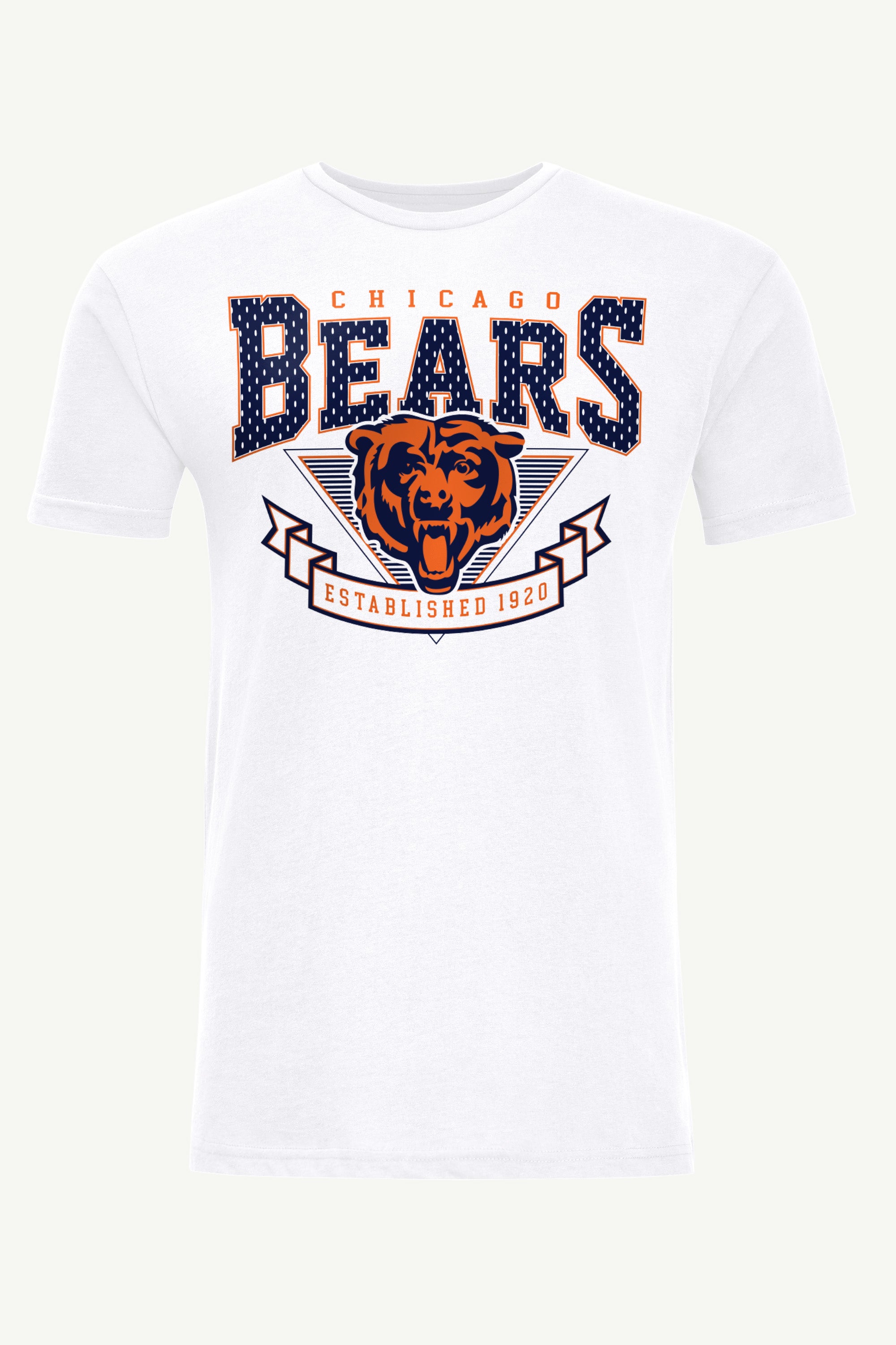 MENS CHICAGO BEARS 80's INSPIRED T SHIRT View 1 MENS CHICAGO BEARS 80's INSPIRED T SHIRT View 1