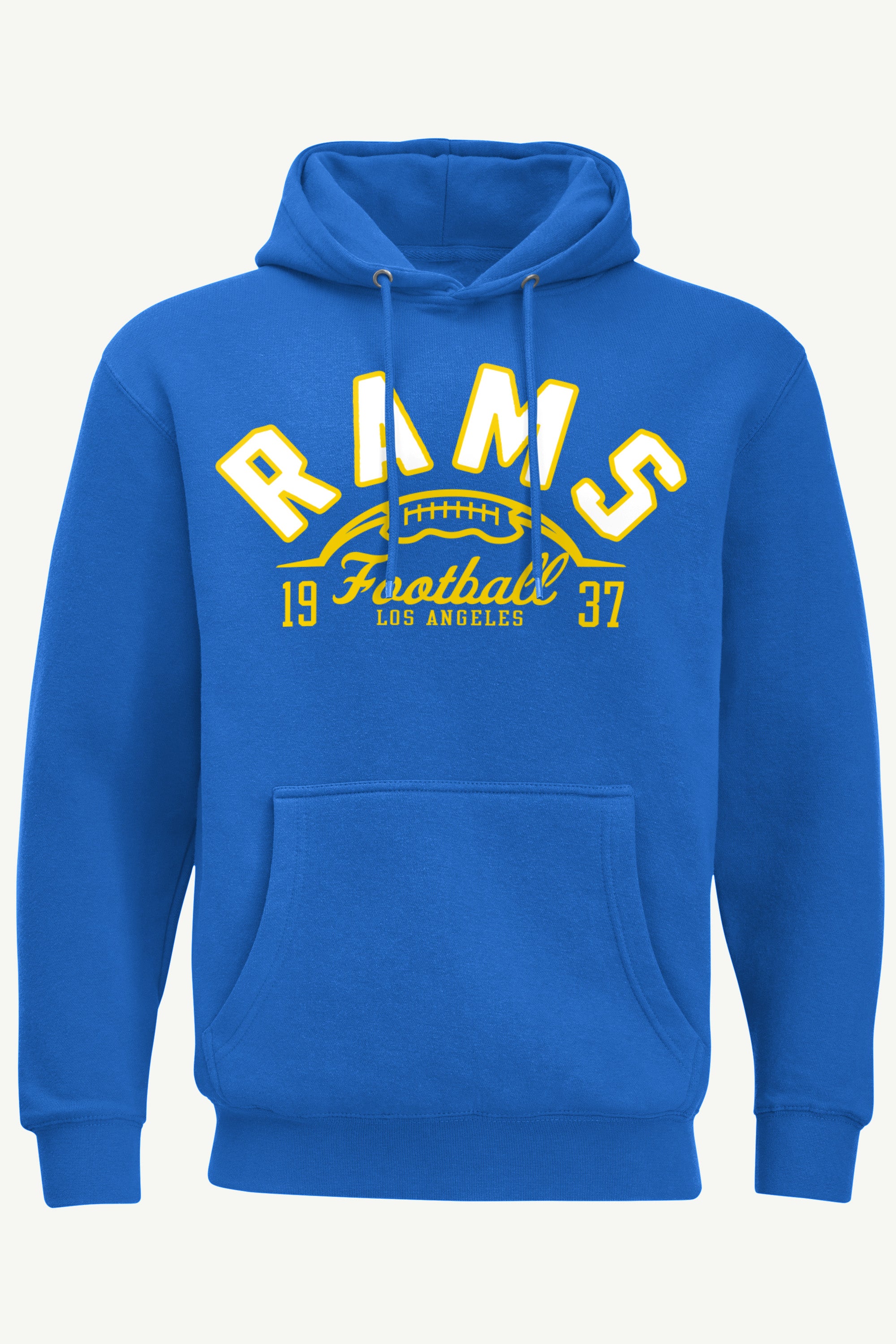 MENS LOS ANGELES RAMS HALF BALL HOODIE View 3 | DTG MENS LOS ANGELES RAMS HALF BALL HOODIE View 3 | DTG