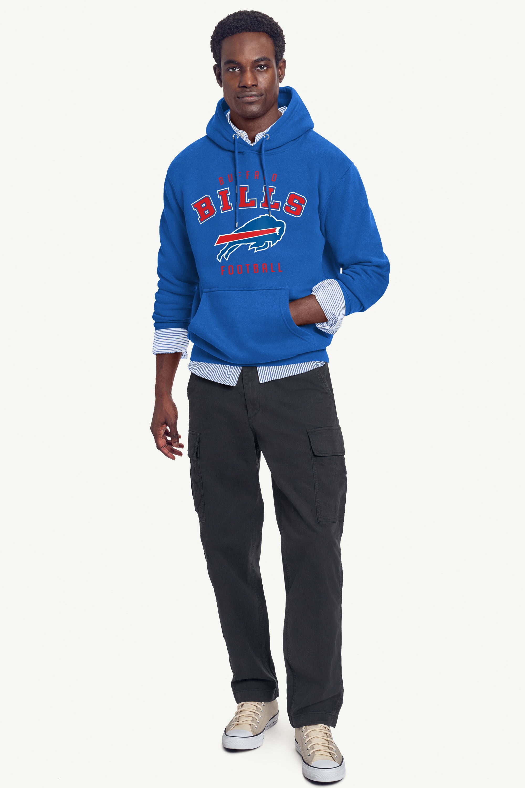 MENS BUFFALO BILLS HOODIE View 3 MENS BUFFALO BILLS HOODIE View 3