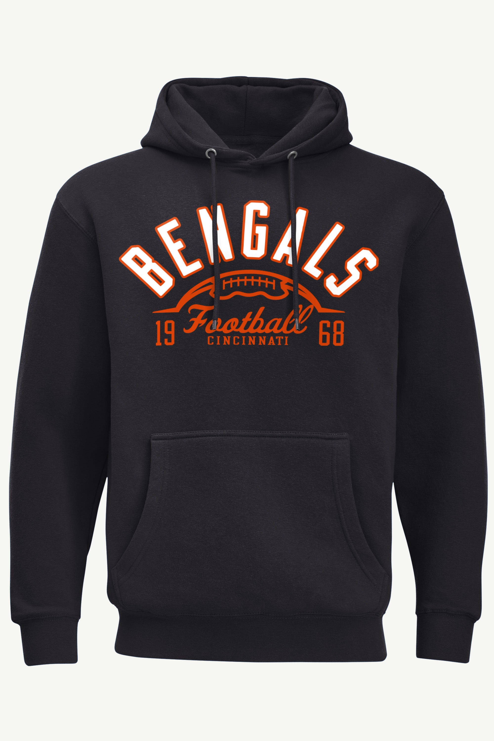 MENS CINCINNATI BENGALS HALF BALL HOODIE View 3 | Cincinnati Bengals MENS CINCINNATI BENGALS HALF BALL HOODIE View 3 | Cincinnati Bengals