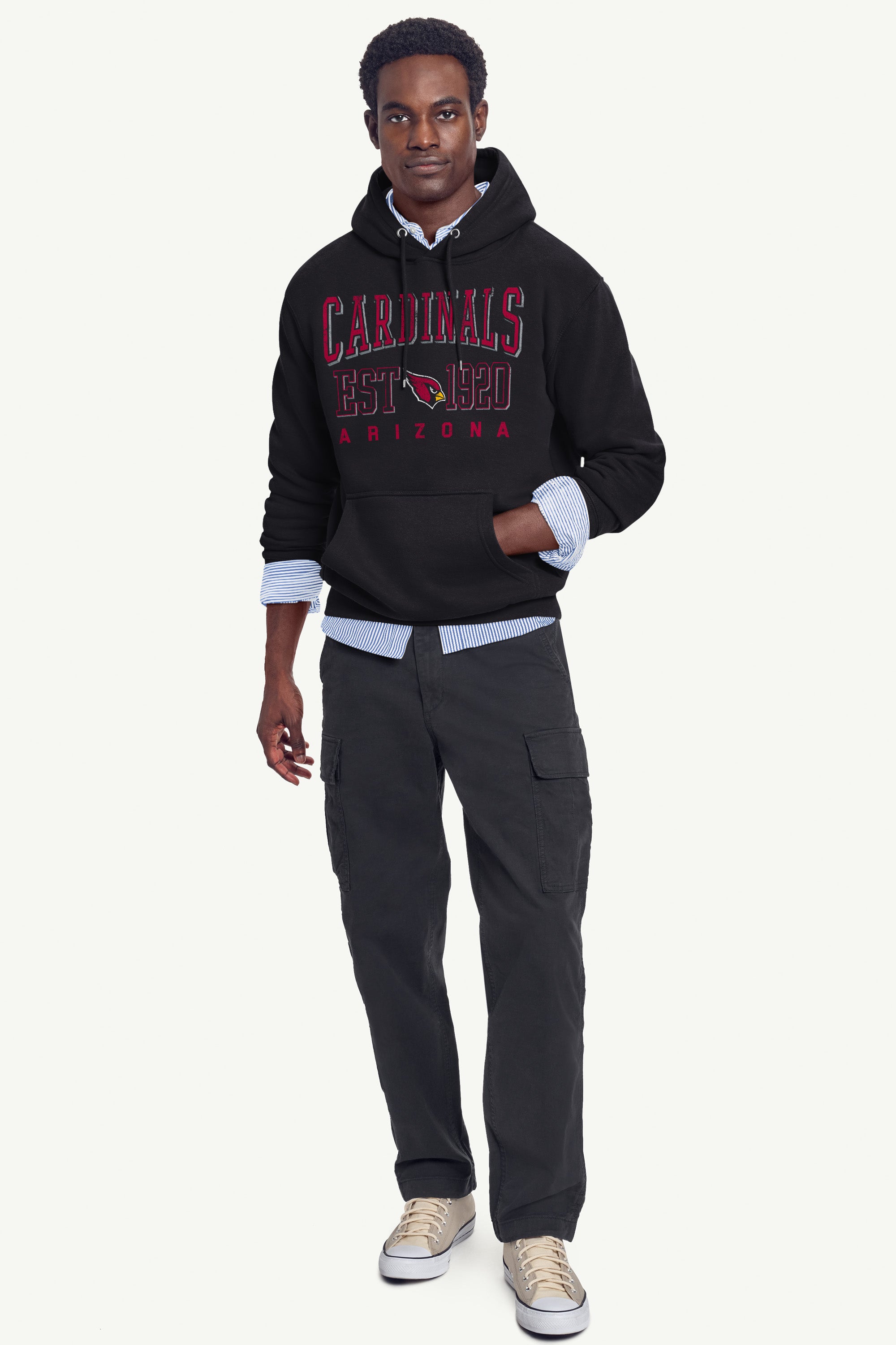 MENS ARIZONA CARDINALS RETRO LOGO HOODIE View 2 | Arizona Cardinals MENS ARIZONA CARDINALS RETRO LOGO HOODIE View 2 | Arizona Cardinals