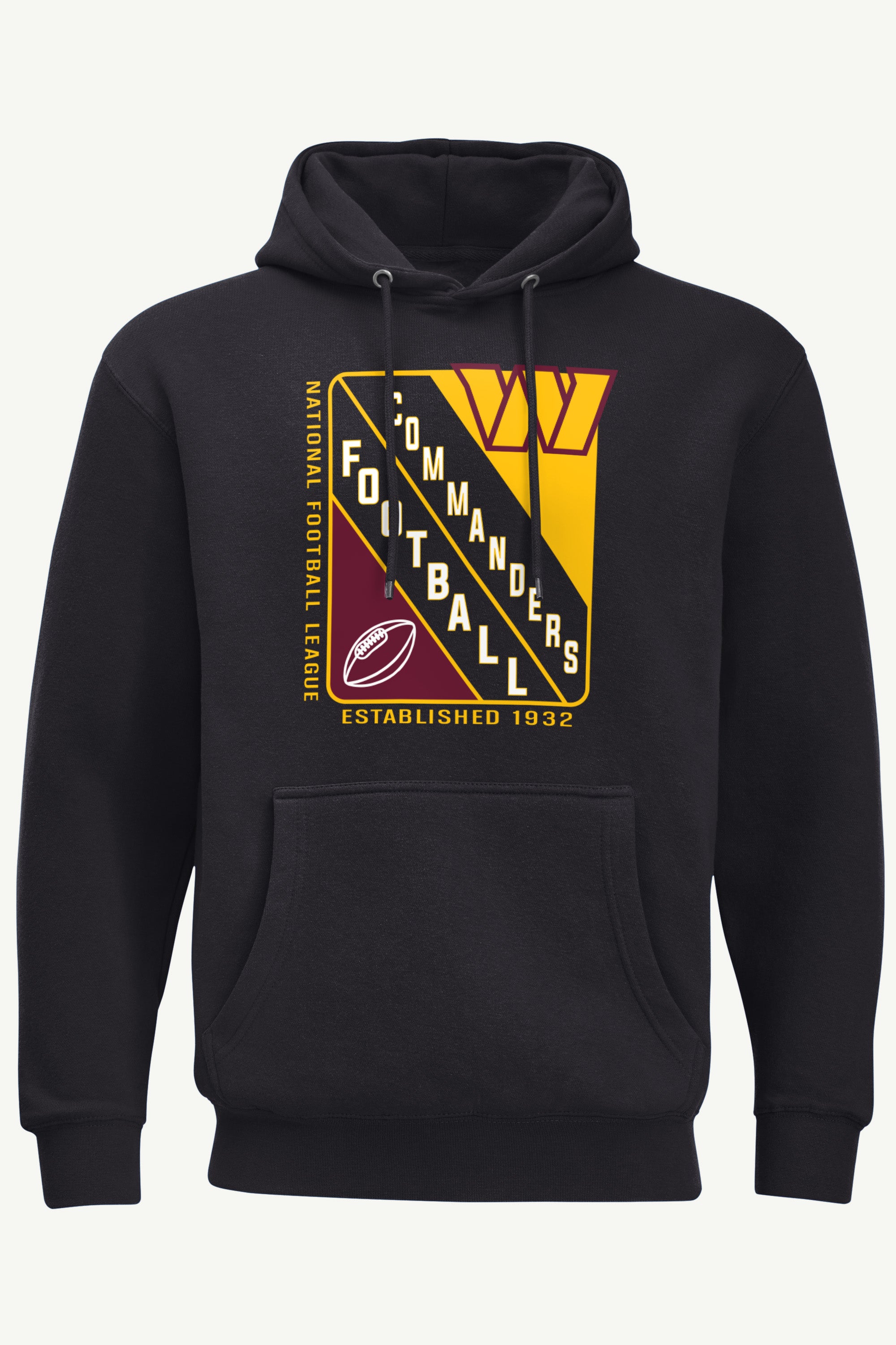 MENS WASHINGTON COMMANDERS SHIELD LOGO HOODIE View 1 | Washington Commanders MENS WASHINGTON COMMANDERS SHIELD LOGO HOODIE View 1 | Washington Commanders