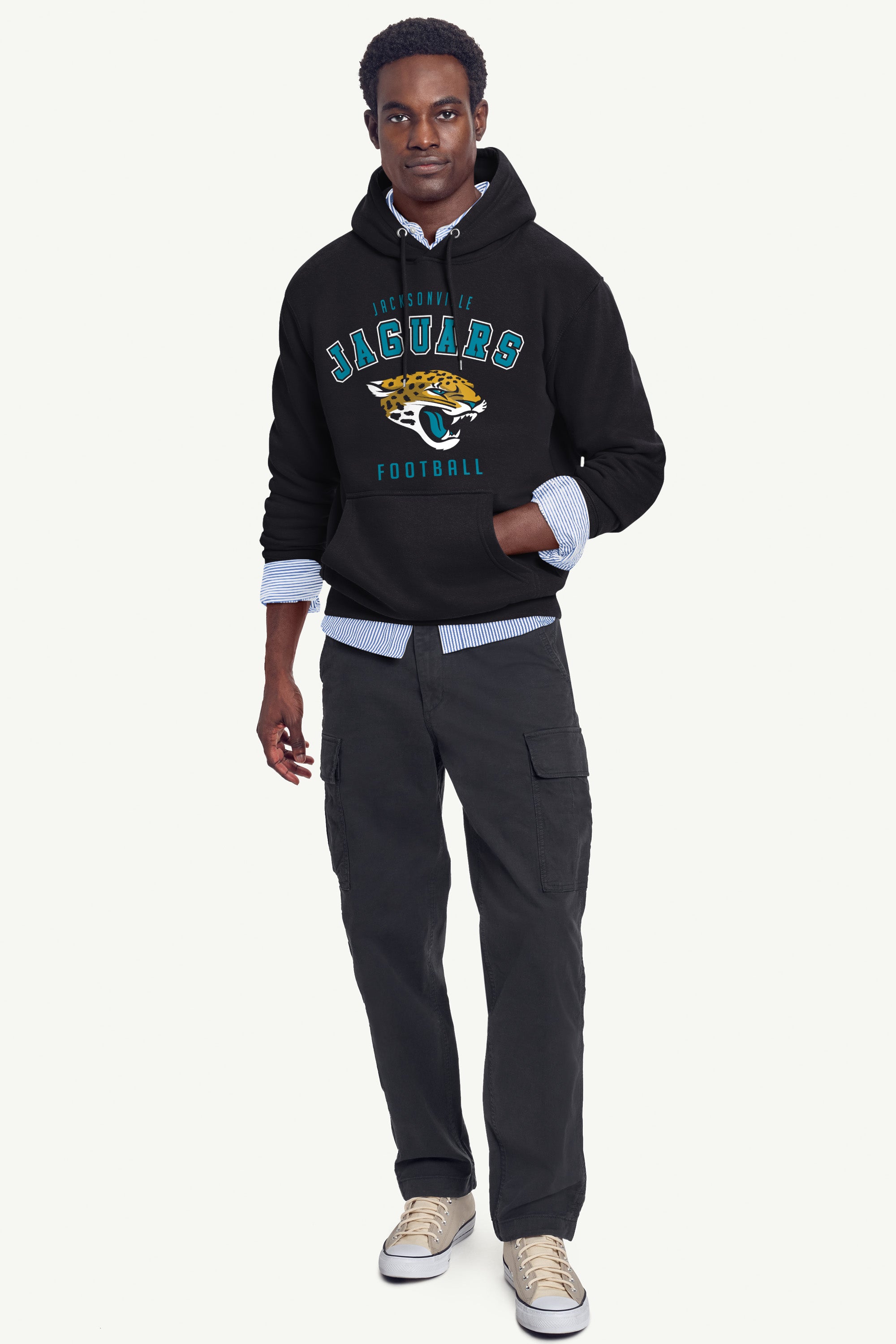 MENS JACKSONVILLE JAGUARS HOODIE View 3 MENS JACKSONVILLE JAGUARS HOODIE View 3