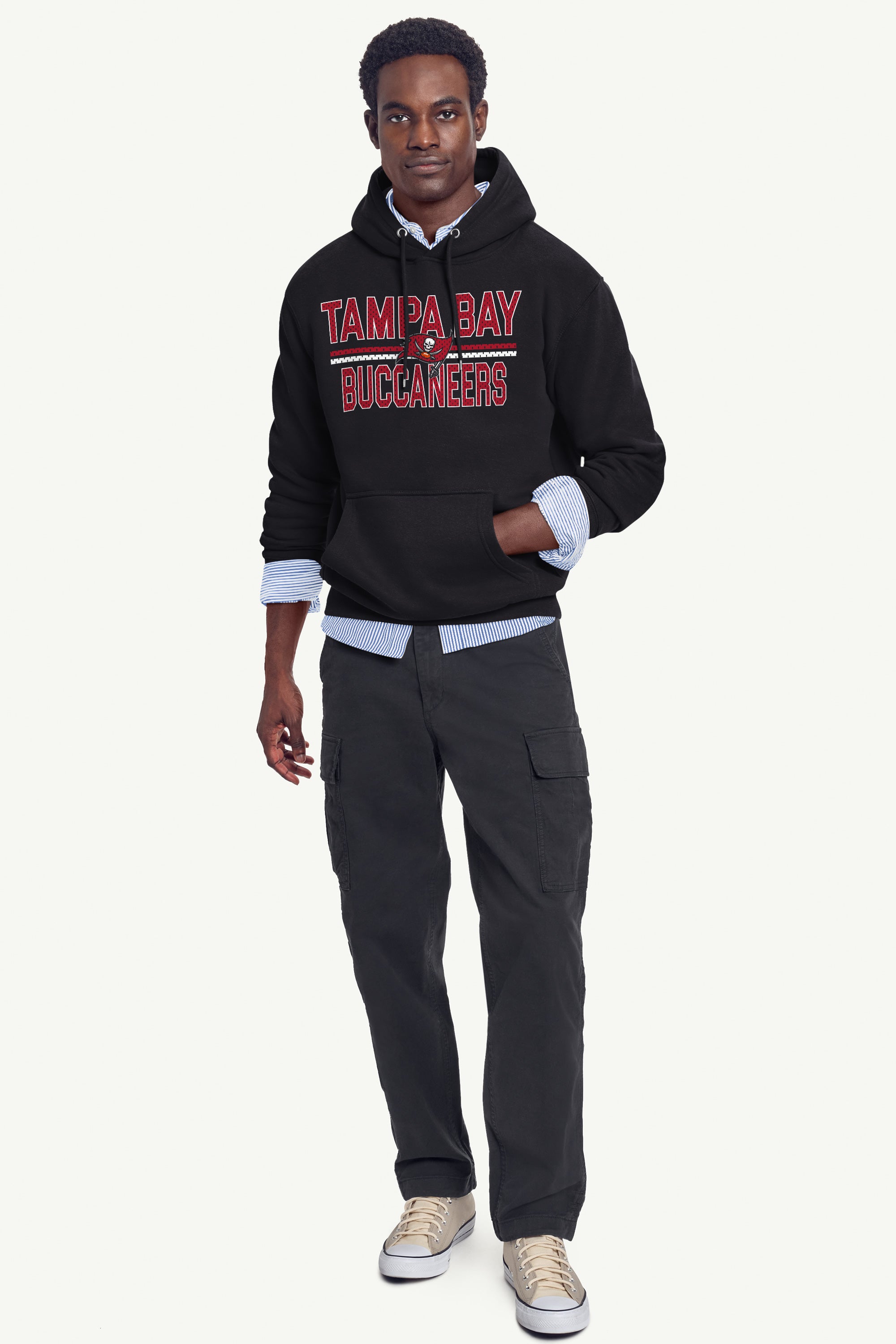 MENS TAMPA BAY BUCCANEERS MESH LOOK HOODIE View 2 | Tampa Bay Buccaneers MENS TAMPA BAY BUCCANEERS MESH LOOK HOODIE View 2 | Tampa Bay Buccaneers