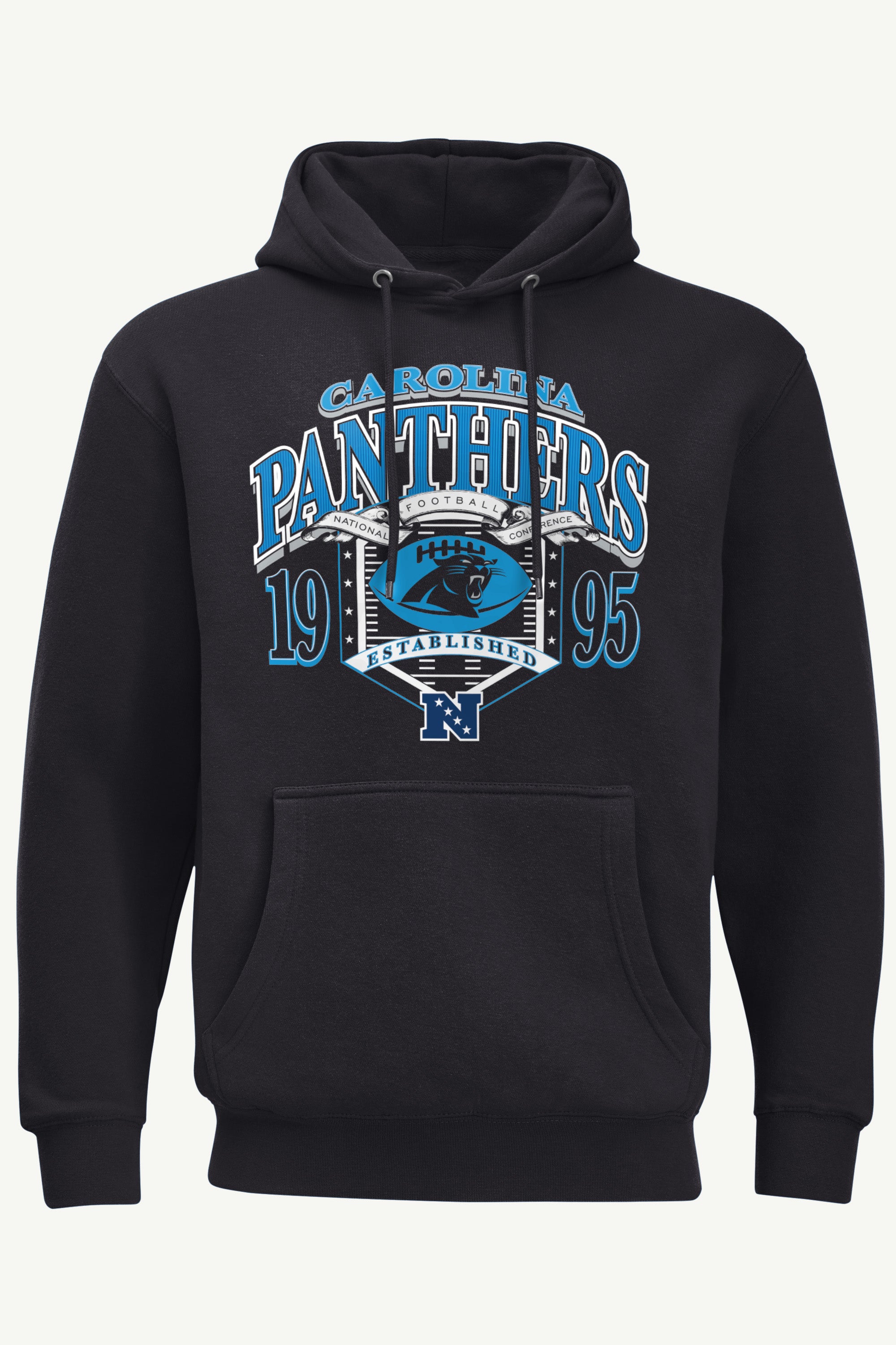 MENS CAROLINA PANTHERS 80s INSPIRED FIELD HOODIE View 1 | Carolina Panthers MENS CAROLINA PANTHERS 80s INSPIRED FIELD HOODIE View 1 | Carolina Panthers