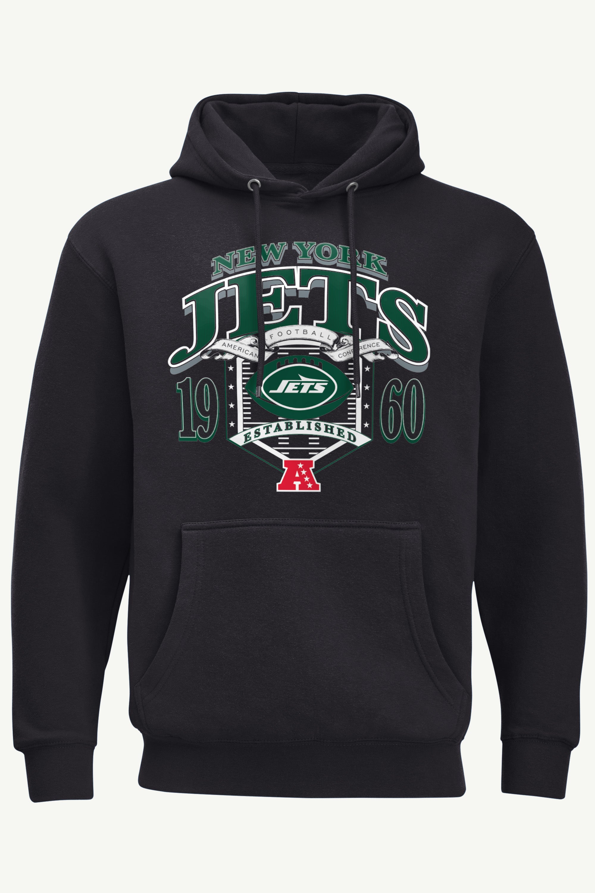 MENS NEW YORK JETS 80s INSPIR INSPIRED FIELD HOODIE View 1 | NFL MENS NEW YORK JETS 80s INSPIR INSPIRED FIELD HOODIE View 1 | NFL