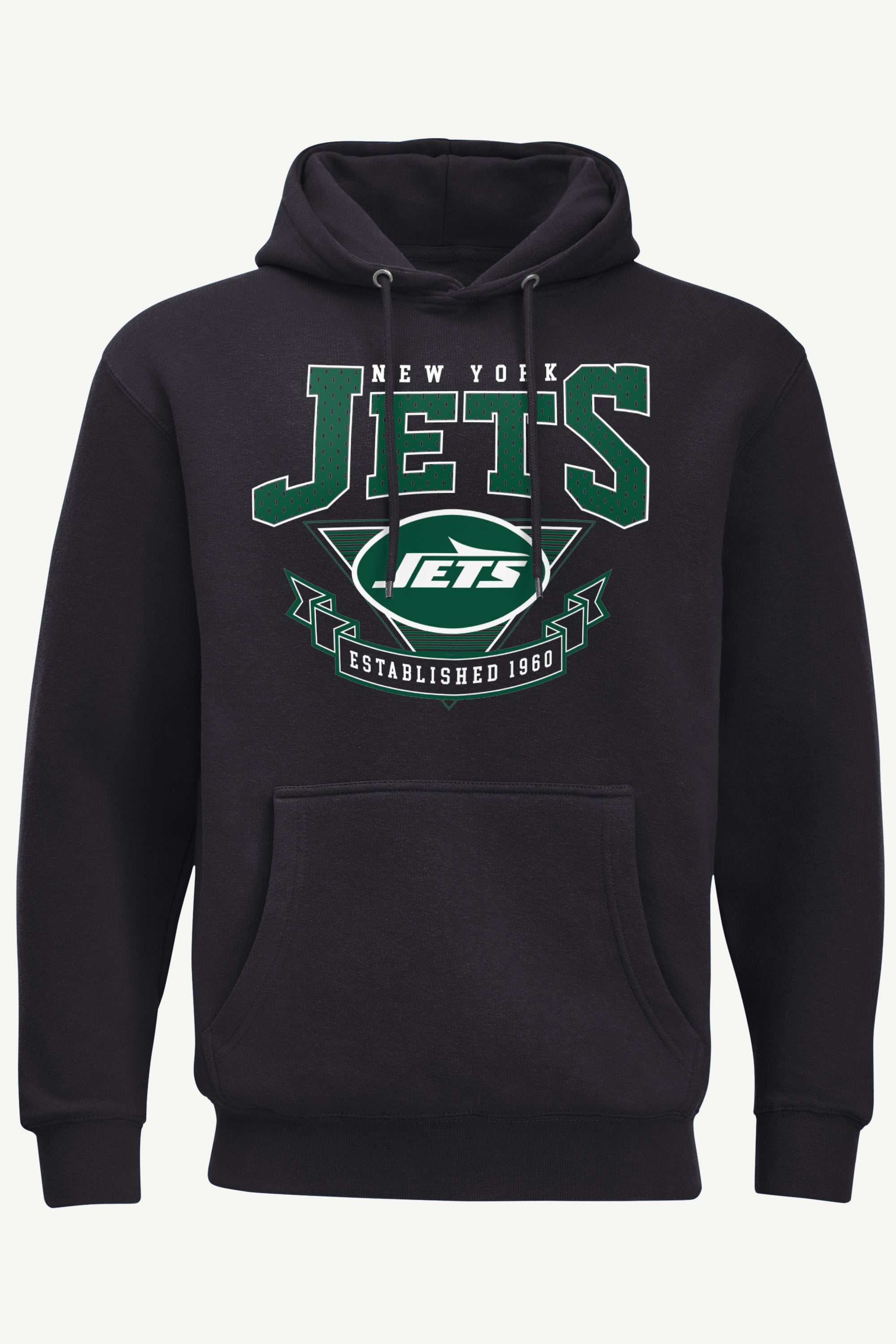 MENS NEW YORK JETS 80's INSPIRED HOODIE View 1 MENS NEW YORK JETS 80's INSPIRED HOODIE View 1