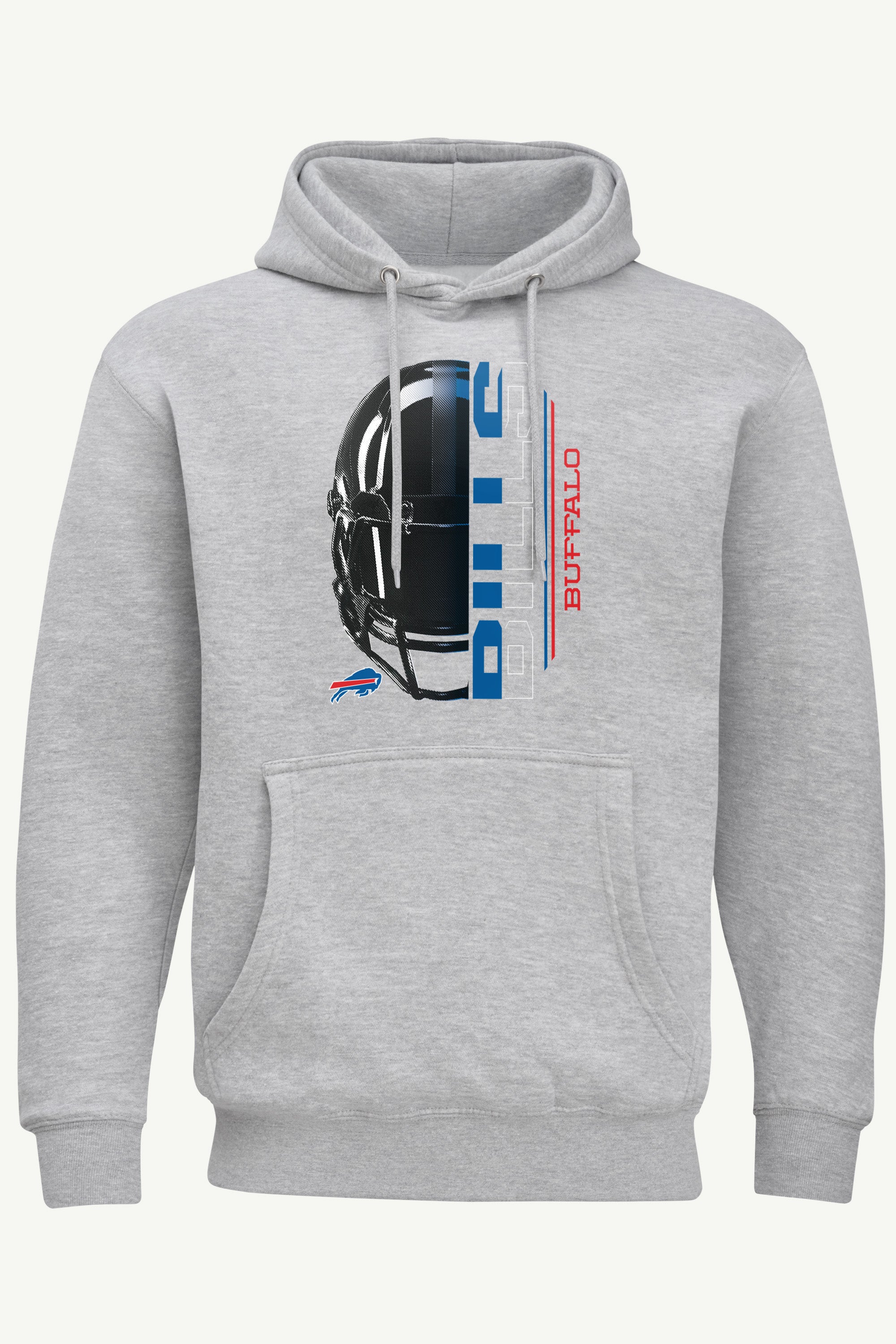 MENS BUFFALO BILLS HALF HELMET HOODIE View 1 MENS BUFFALO BILLS HALF HELMET HOODIE View 1