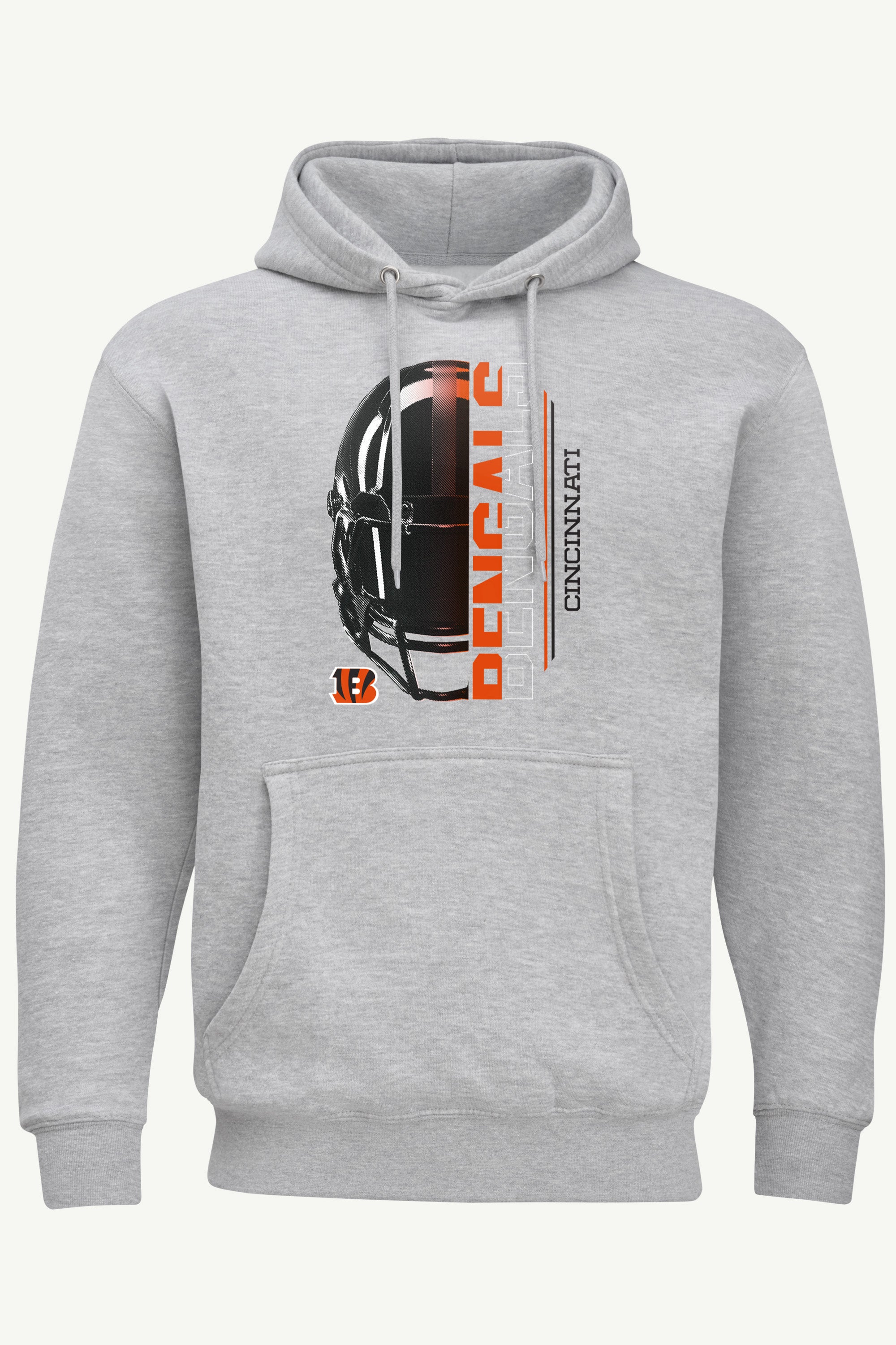 MENS CINCINNATI BENGALS HALF HELMET HOODIE View 1 | Cincinnati Bengals MENS CINCINNATI BENGALS HALF HELMET HOODIE View 1 | Cincinnati Bengals