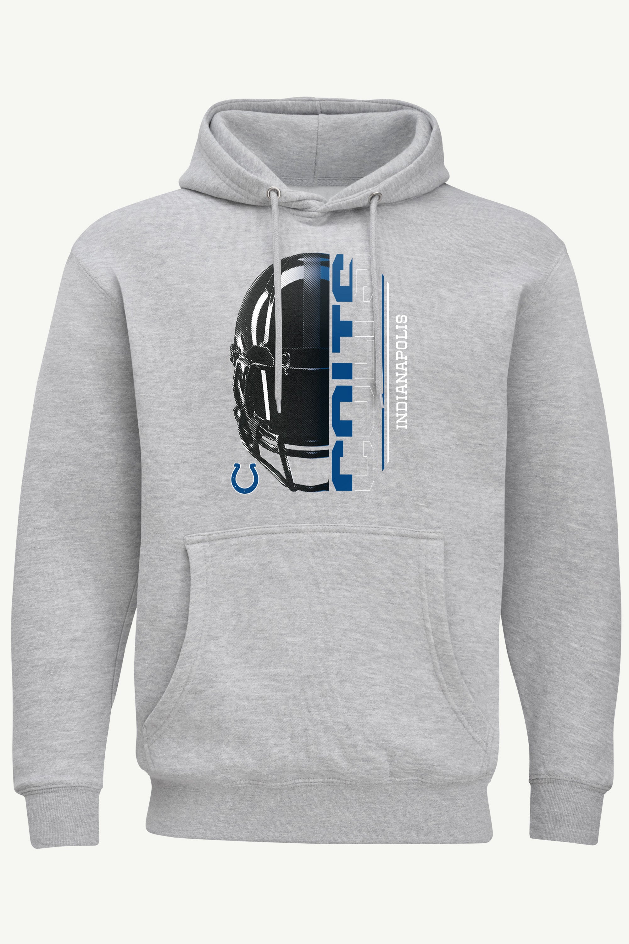 MENS INDIANAPOLIS COLTS HALF HELMET HOODIE View 1 MENS INDIANAPOLIS COLTS HALF HELMET HOODIE View 1