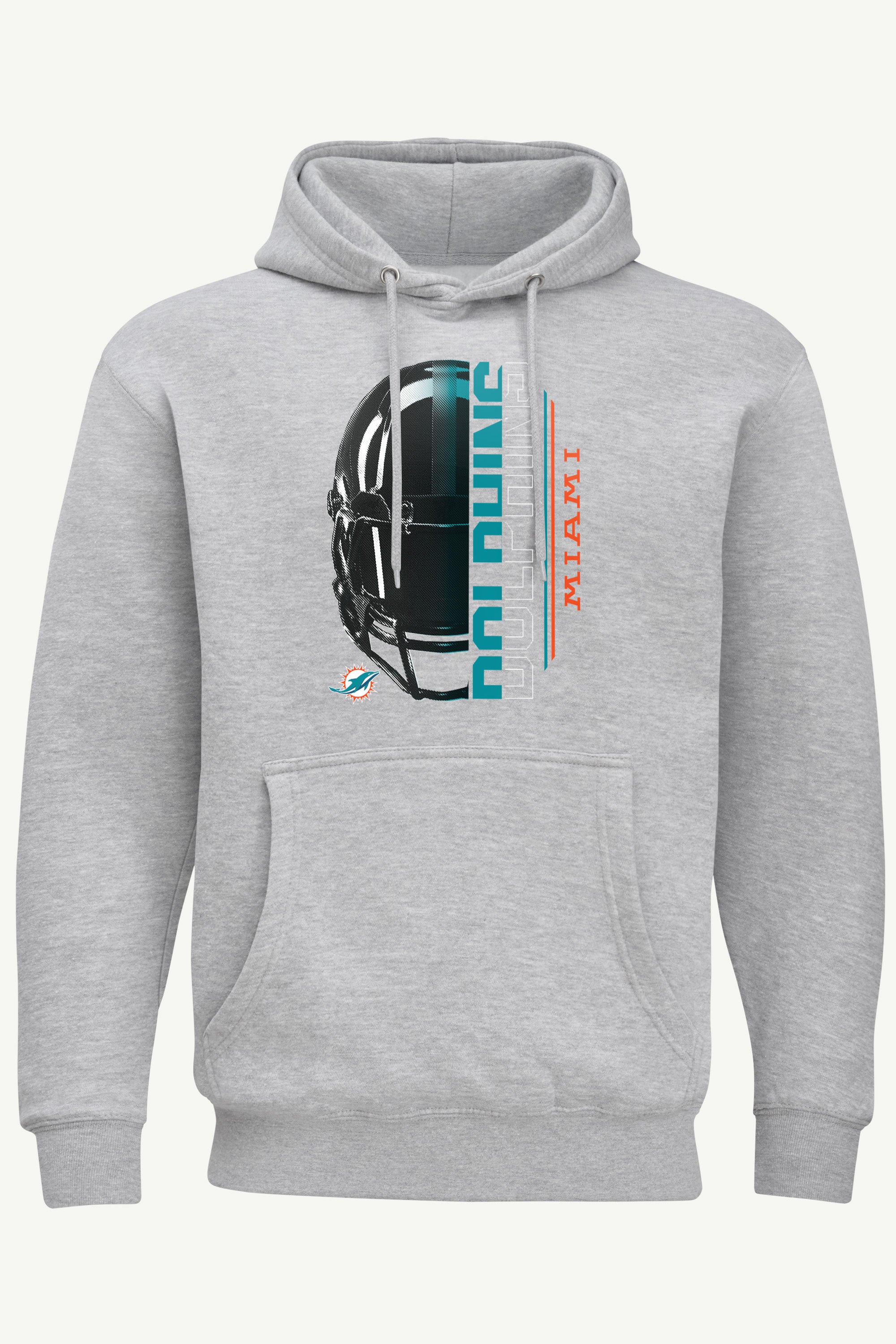 MENS MIAMI DOLPHINS HALF HELMET HOODIE View 1 | Men's Hoodies MENS MIAMI DOLPHINS HALF HELMET HOODIE View 1 | Men's Hoodies