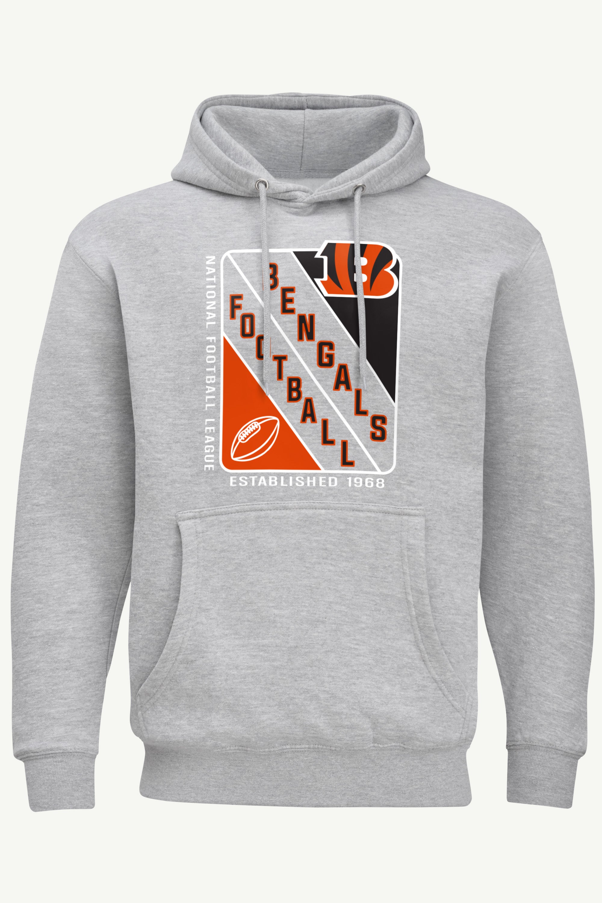 MENS CINCINNATI BENGALS SHIELD LOGO HOODIE View 1 | Cincinnati Bengals MENS CINCINNATI BENGALS SHIELD LOGO HOODIE View 1 | Cincinnati Bengals