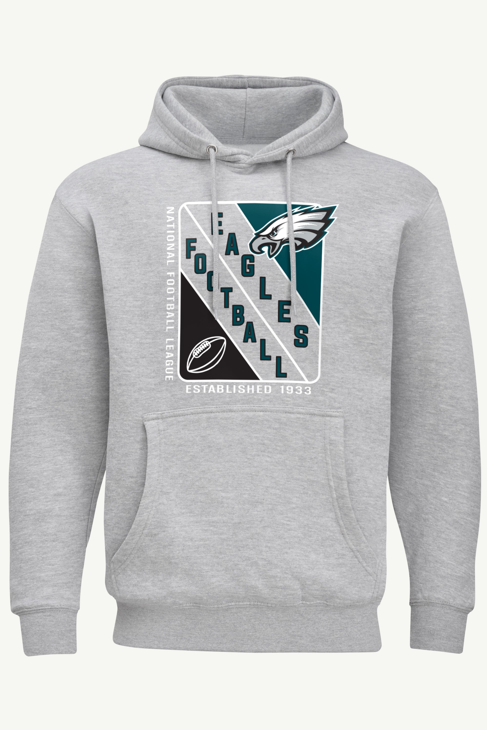 MENS PHILADELPHIA EAGLES SHIELD LOGO HOODIE View 1 MENS PHILADELPHIA EAGLES SHIELD LOGO HOODIE View 1