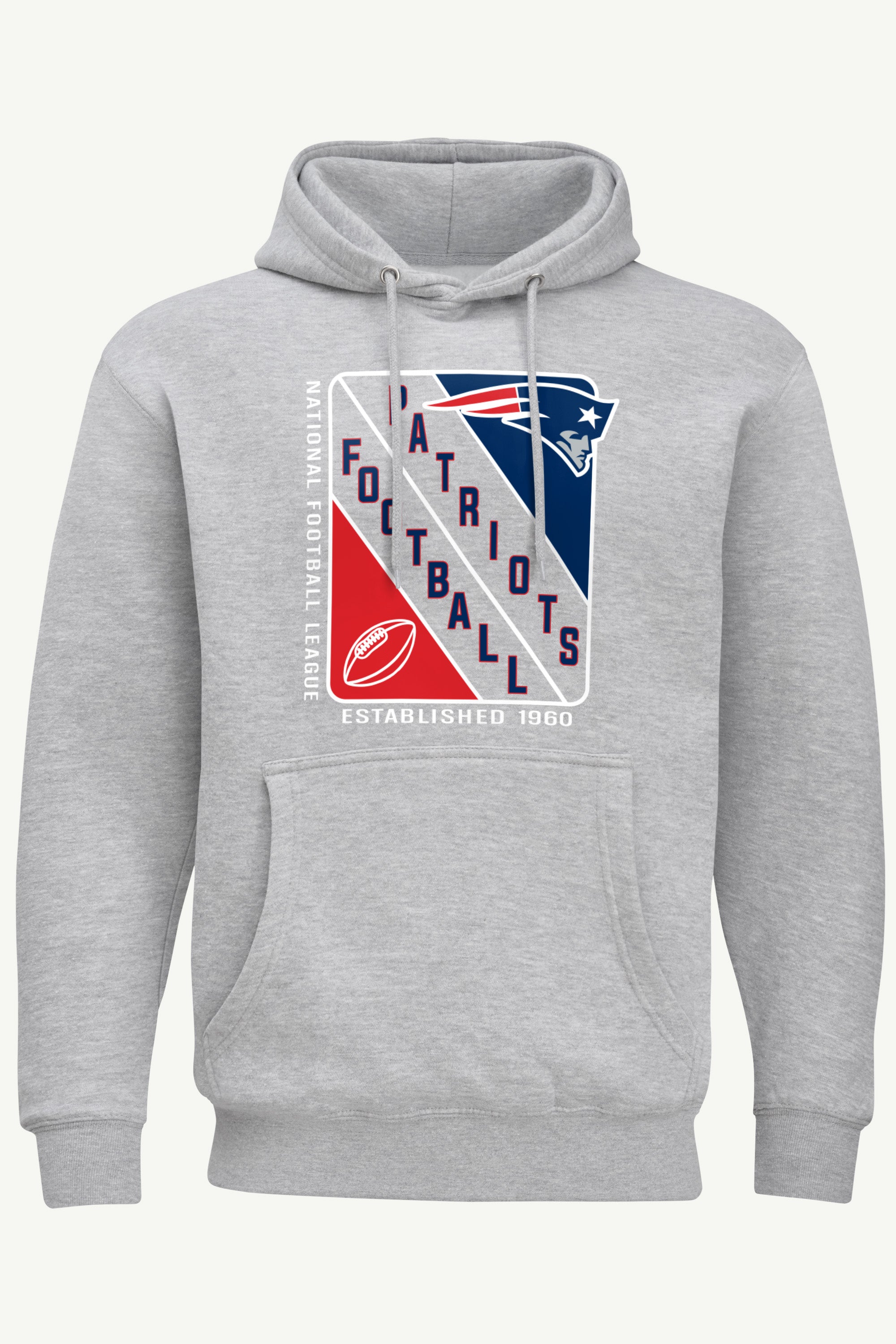 MENS NEW ENGLAND PATRIOTS SHIELD LOGO HOODIE View 1 MENS NEW ENGLAND PATRIOTS SHIELD LOGO HOODIE View 1