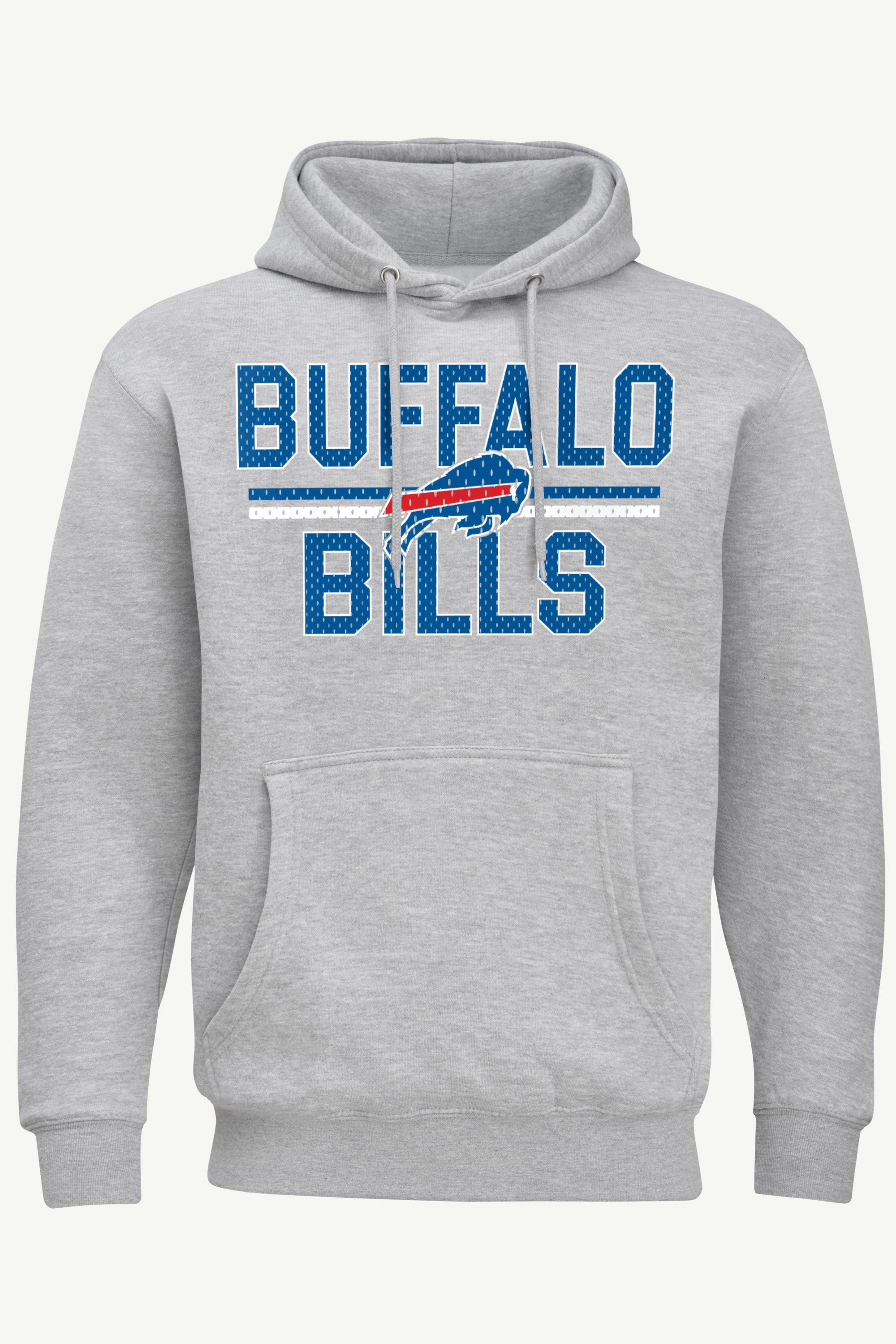MENS BUFFALO BILLS MESH LOOK HOODIE View 1 MENS BUFFALO BILLS MESH LOOK HOODIE View 1