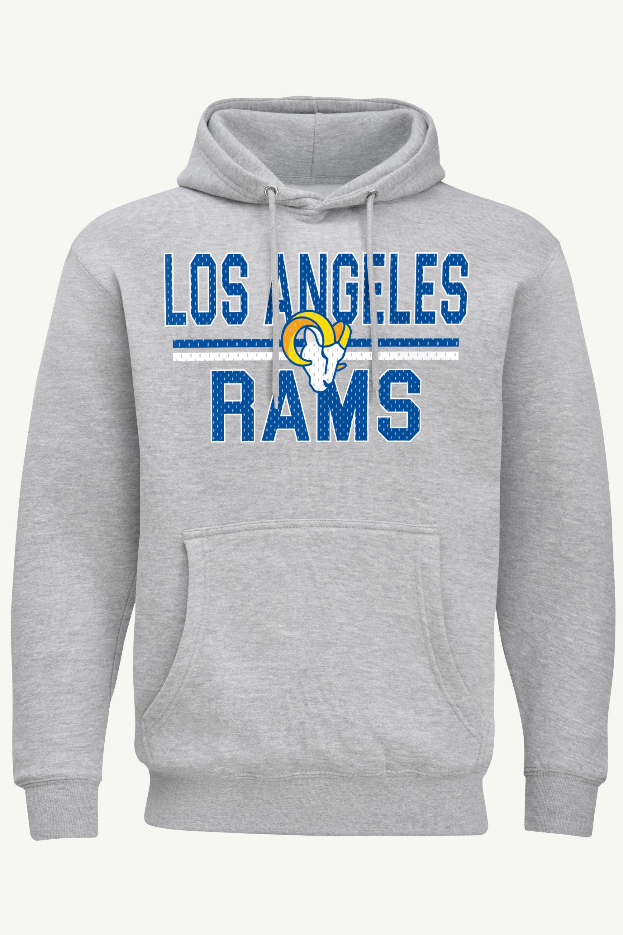 MENS LOS ANGELES RAMS MESH LOOK HOODIE View 1 MENS LOS ANGELES RAMS MESH LOOK HOODIE View 1