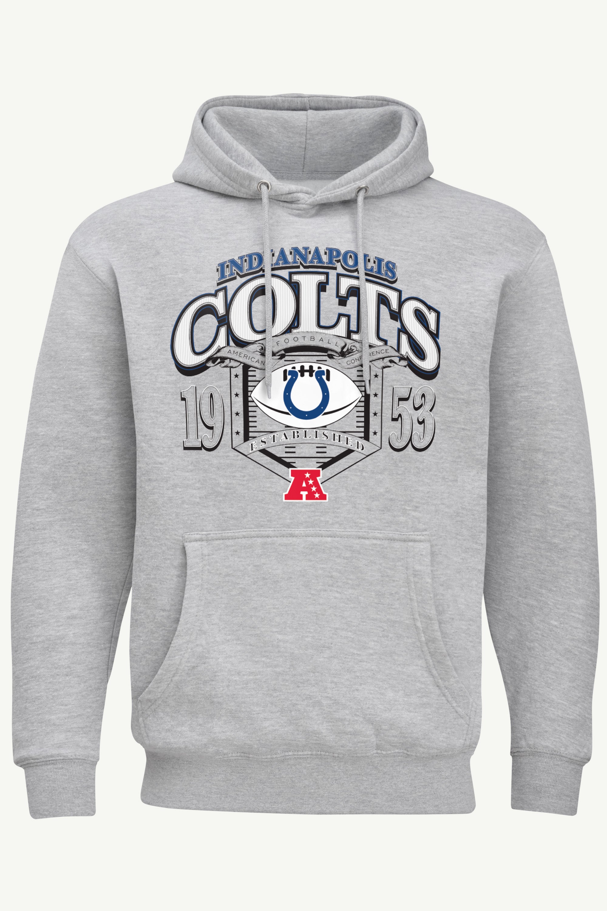 MENS INDIANAPOLIS COLTS 80s INSPIRED FIELD HOODIE View 1 | Indianapolis Colts MENS INDIANAPOLIS COLTS 80s INSPIRED FIELD HOODIE View 1 | Indianapolis Colts
