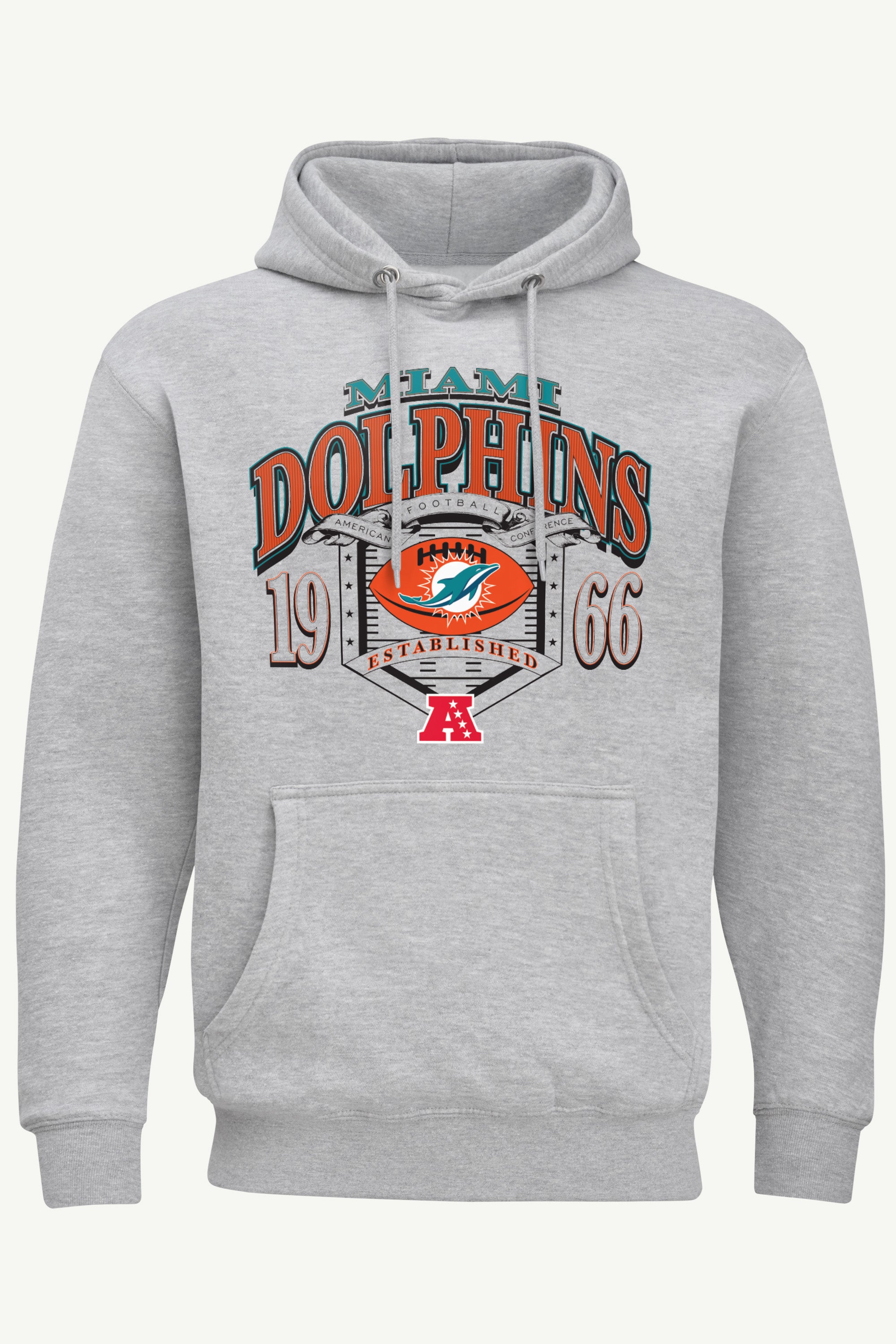 MENS MIAMI DOLPHINS 80s INSPIRED FIELD HOODIE View 1 | NFL MENS MIAMI DOLPHINS 80s INSPIRED FIELD HOODIE View 1 | NFL