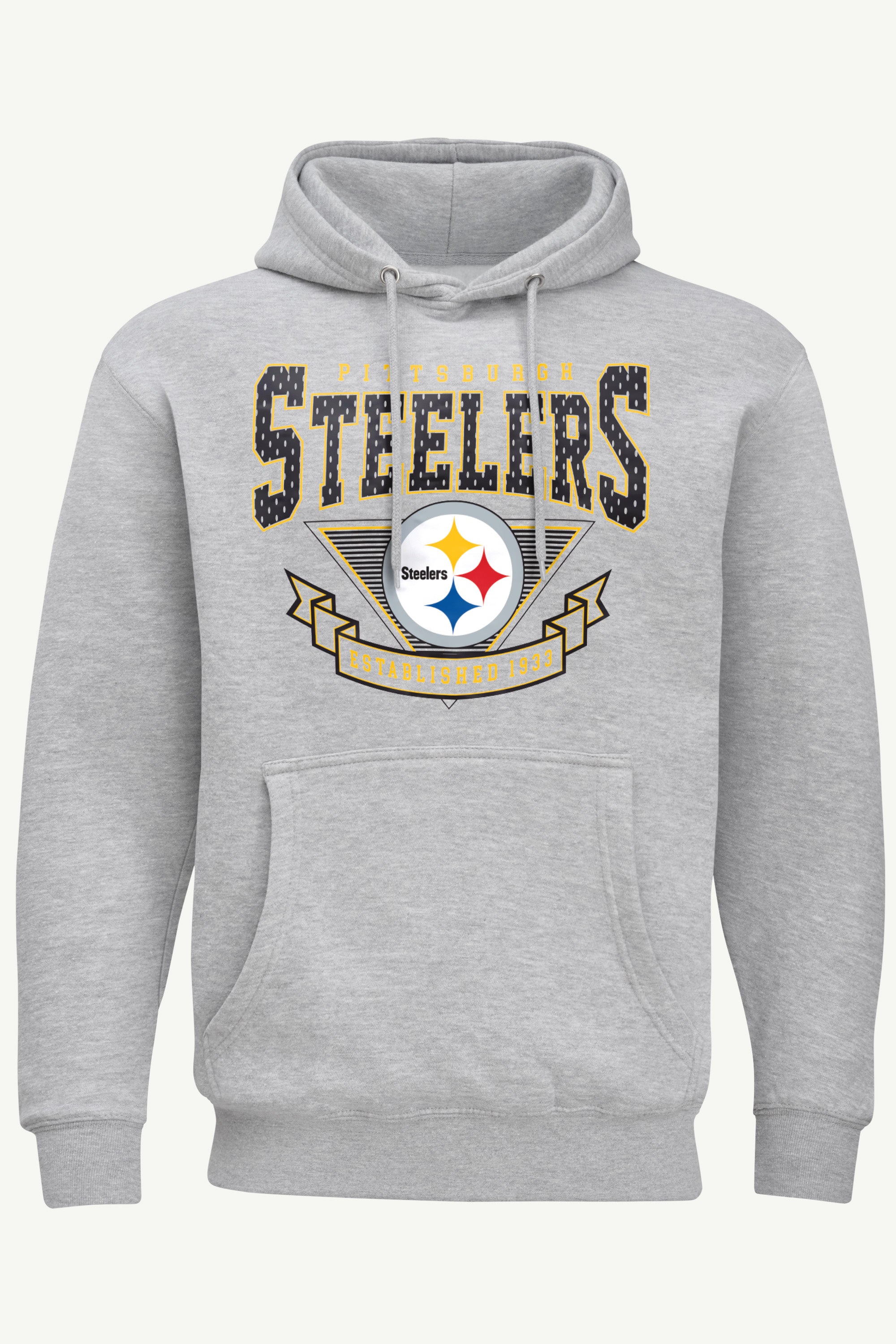 MENS PITTSBURGH STEELERS 80's INSPIRED HOODIE View 1 MENS PITTSBURGH STEELERS 80's INSPIRED HOODIE View 1