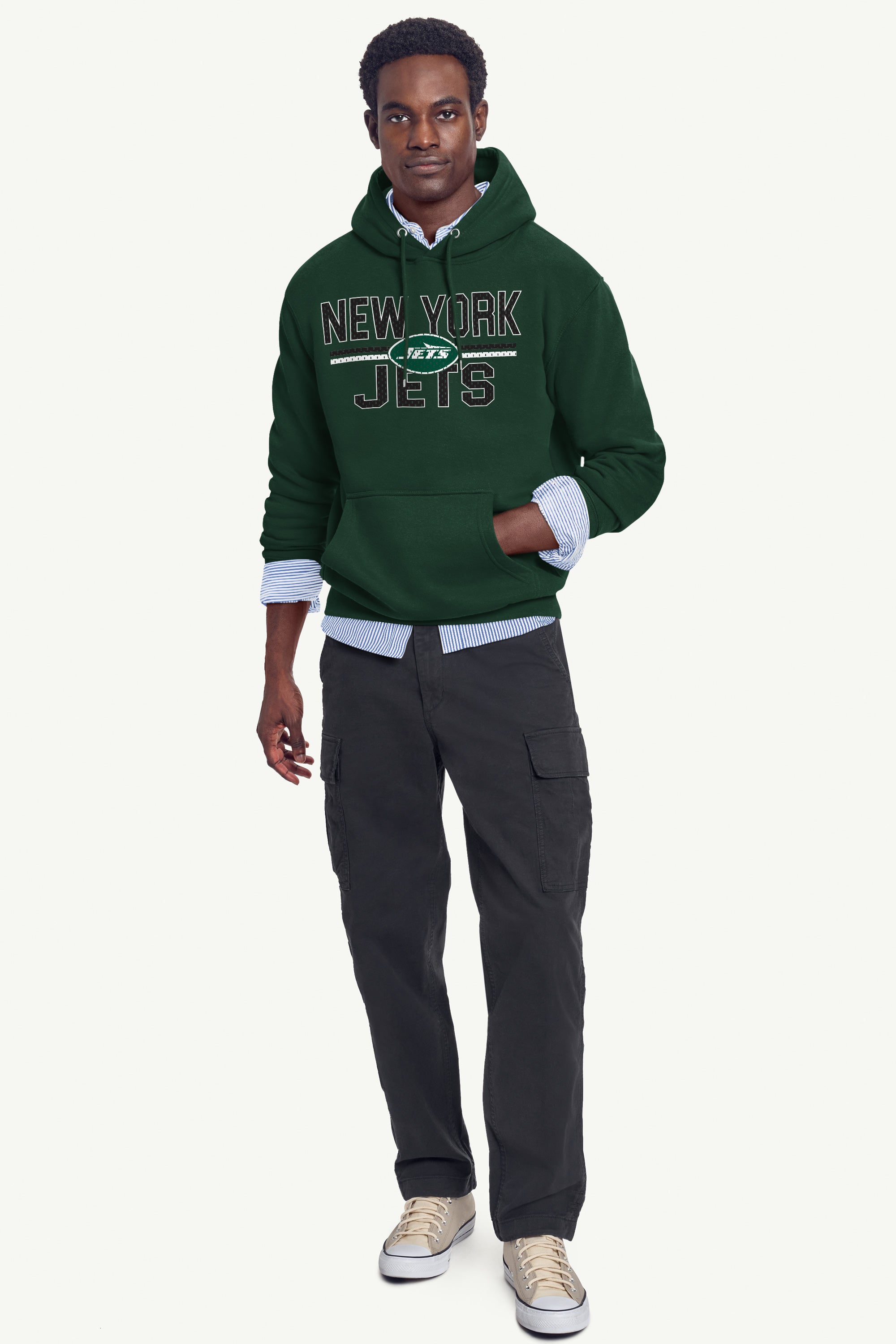 MENS NEW YORK JETS MESH LOOK HOODIE View 2 | Men's Hoodies MENS NEW YORK JETS MESH LOOK HOODIE View 2 | Men's Hoodies