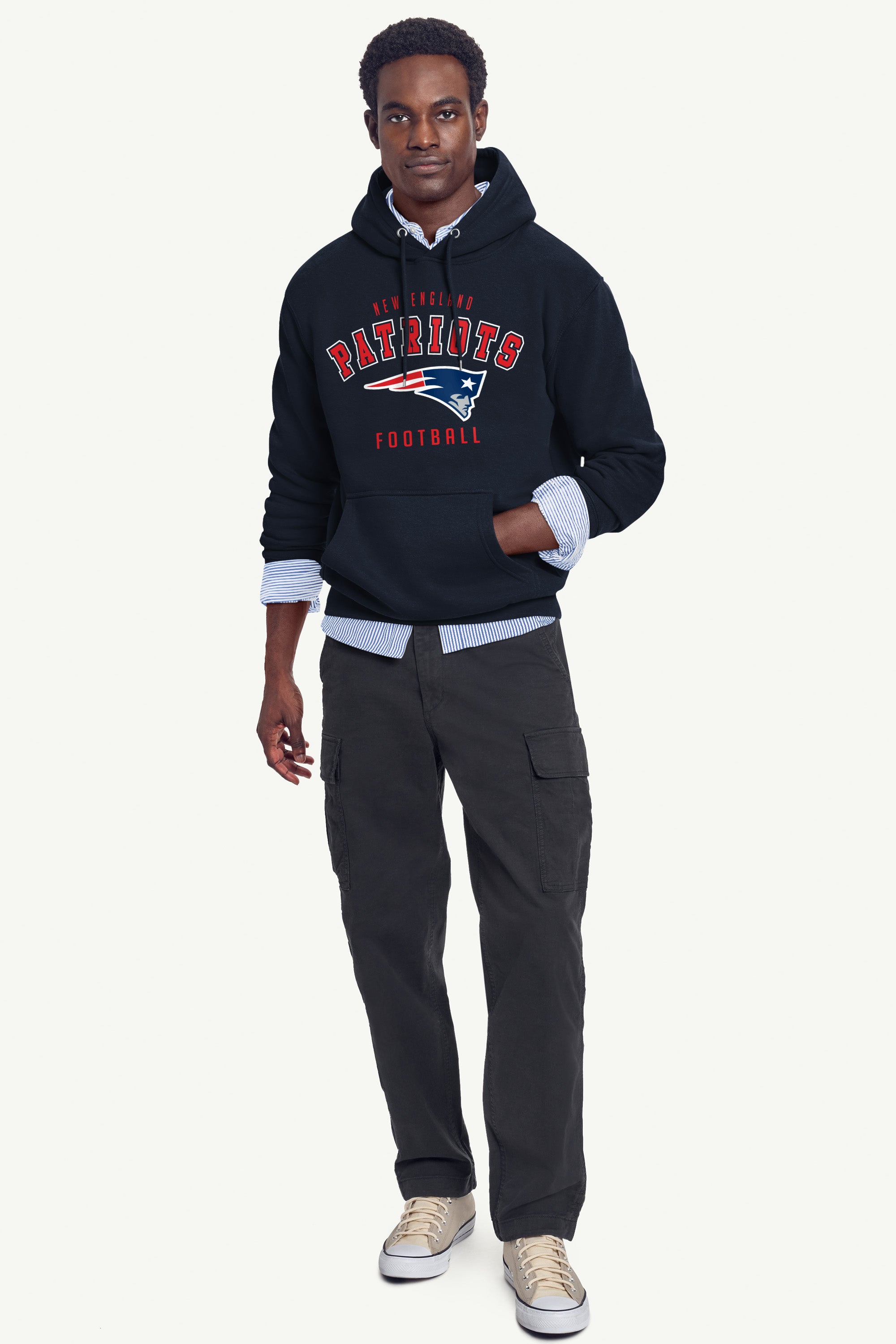MENS NEW ENGLAND PATRIOTS HOODIE View 3 MENS NEW ENGLAND PATRIOTS HOODIE View 3