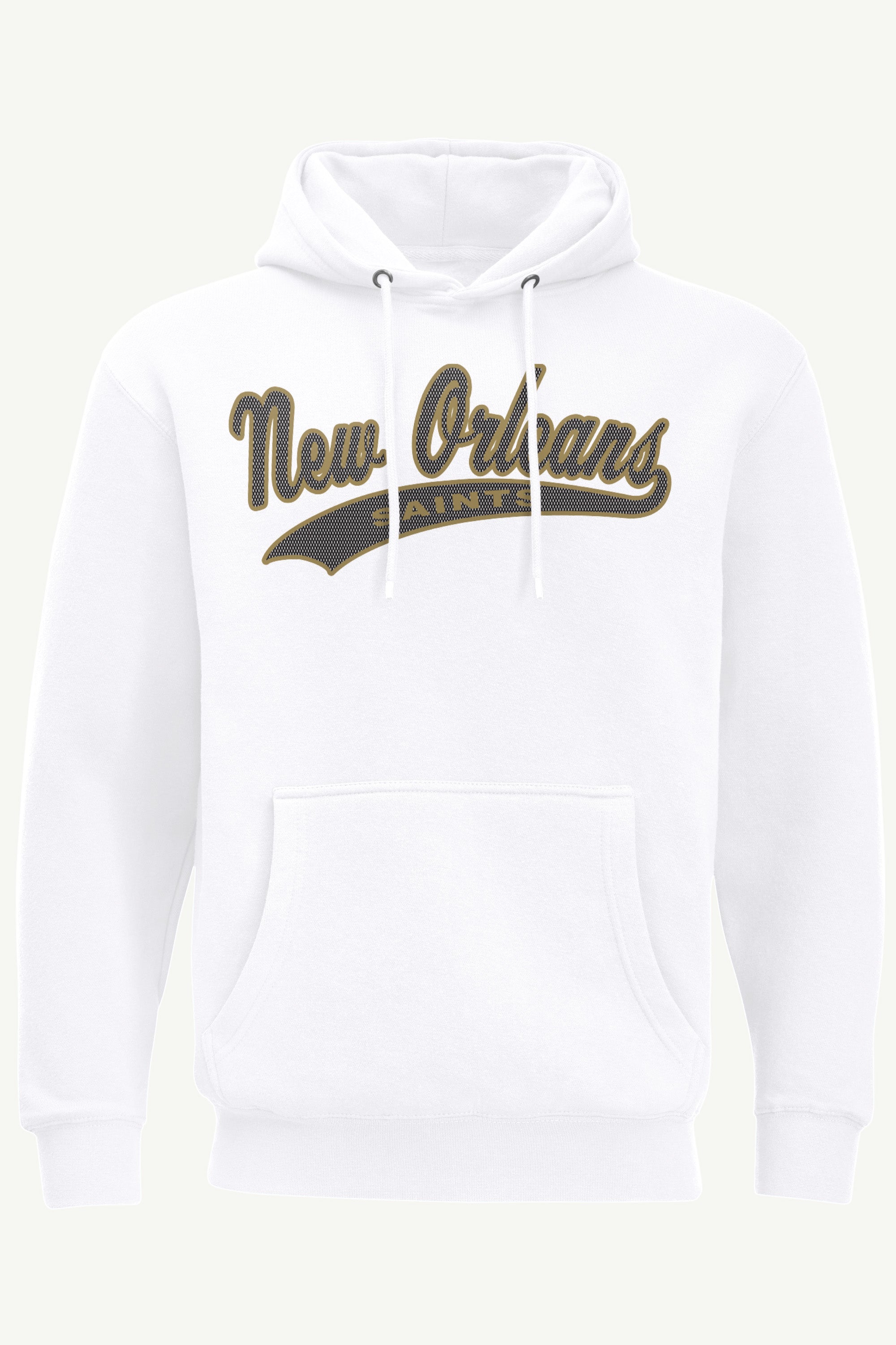 MENS NEW ORLEANS SAINTS TAILSWEEP HOODIE View 1 MENS NEW ORLEANS SAINTS TAILSWEEP HOODIE View 1
