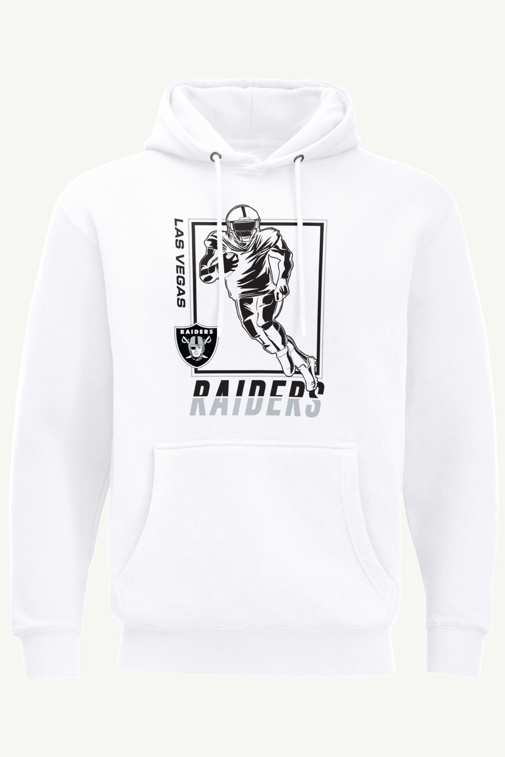 MENS LAS VEGAS RAIDERS PLAYER GRID HOODIE View 1 MENS LAS VEGAS RAIDERS PLAYER GRID HOODIE View 1