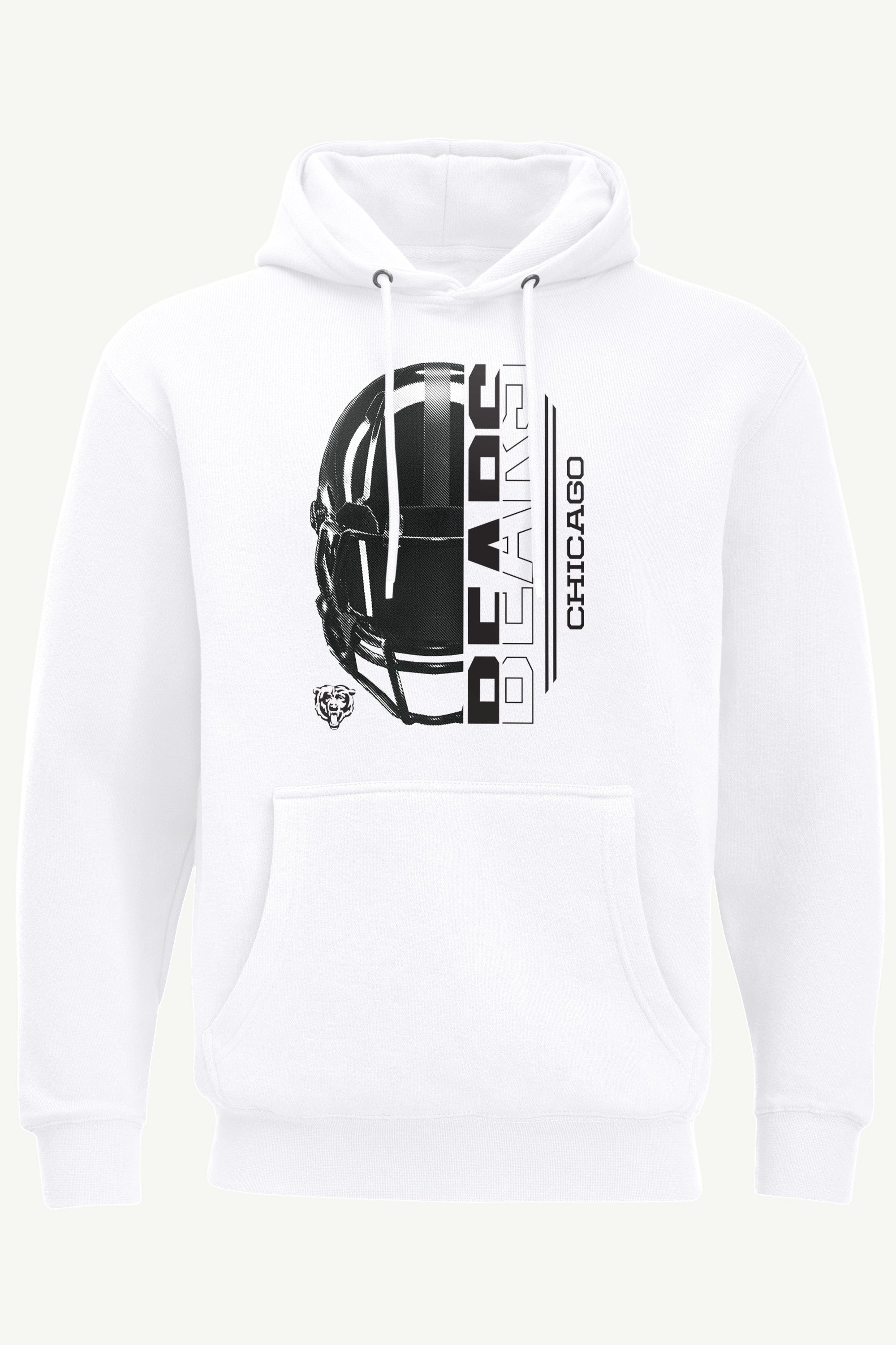 MENS CHICAGO BEARS HALF HELMET HOODIE View 1 | Chicago Bears MENS CHICAGO BEARS HALF HELMET HOODIE View 1 | Chicago Bears
